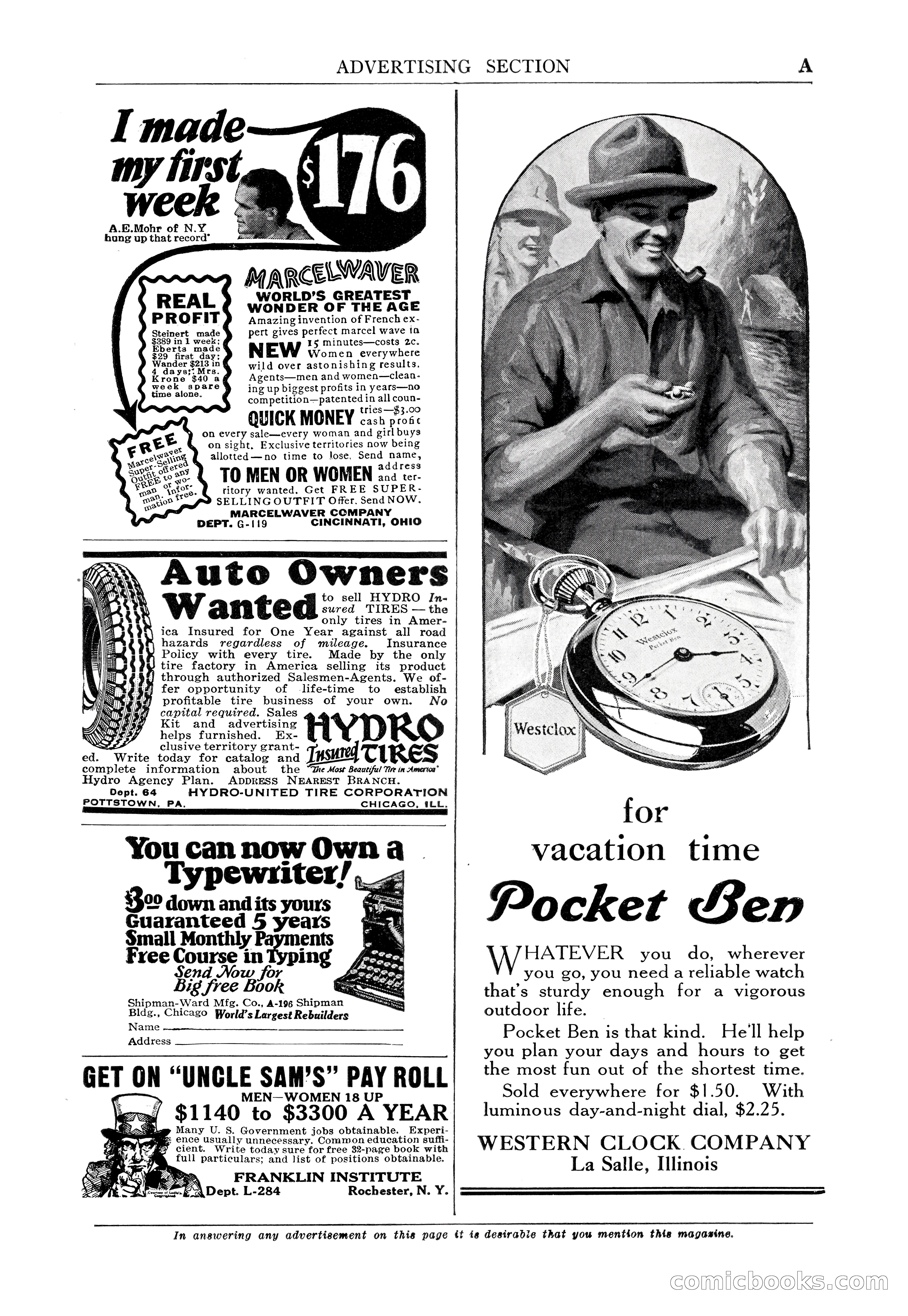 Argosy All-Story Weekly, June 4, 1927 — page 7 of 176