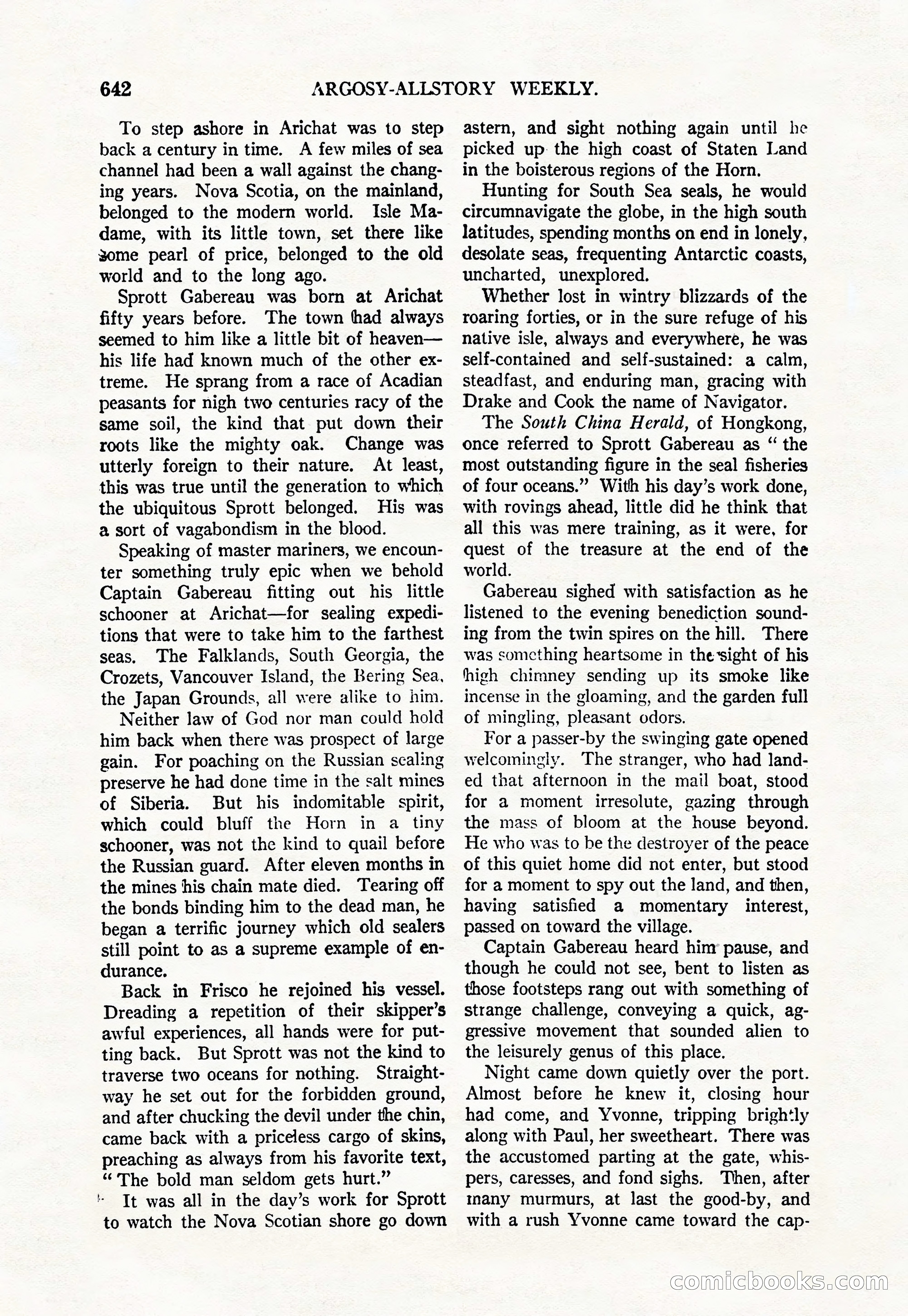 Argosy All-Story Weekly, June 4, 1927 — page 12 of 176