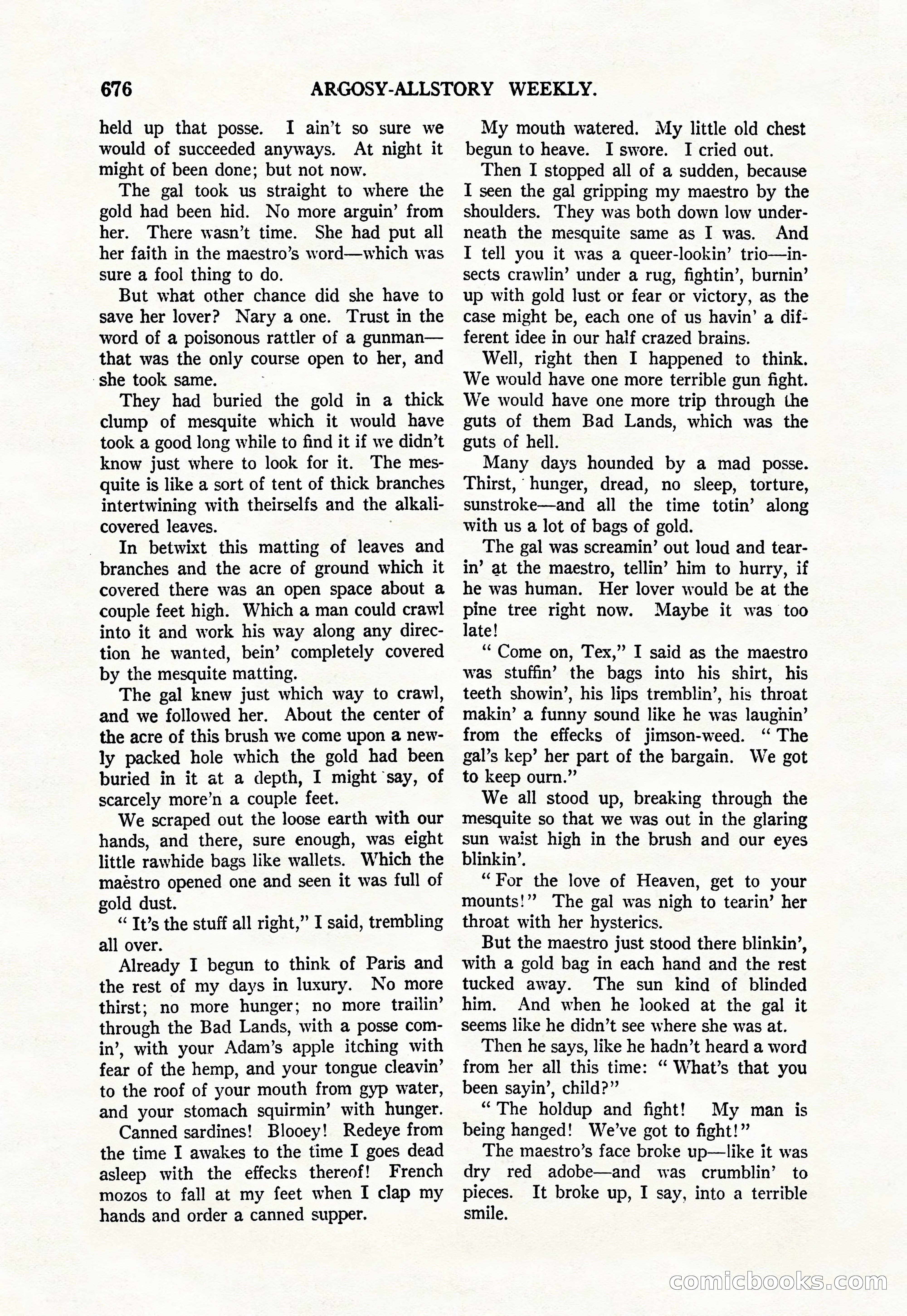 Argosy All-Story Weekly, June 4, 1927 — page 46 of 176
