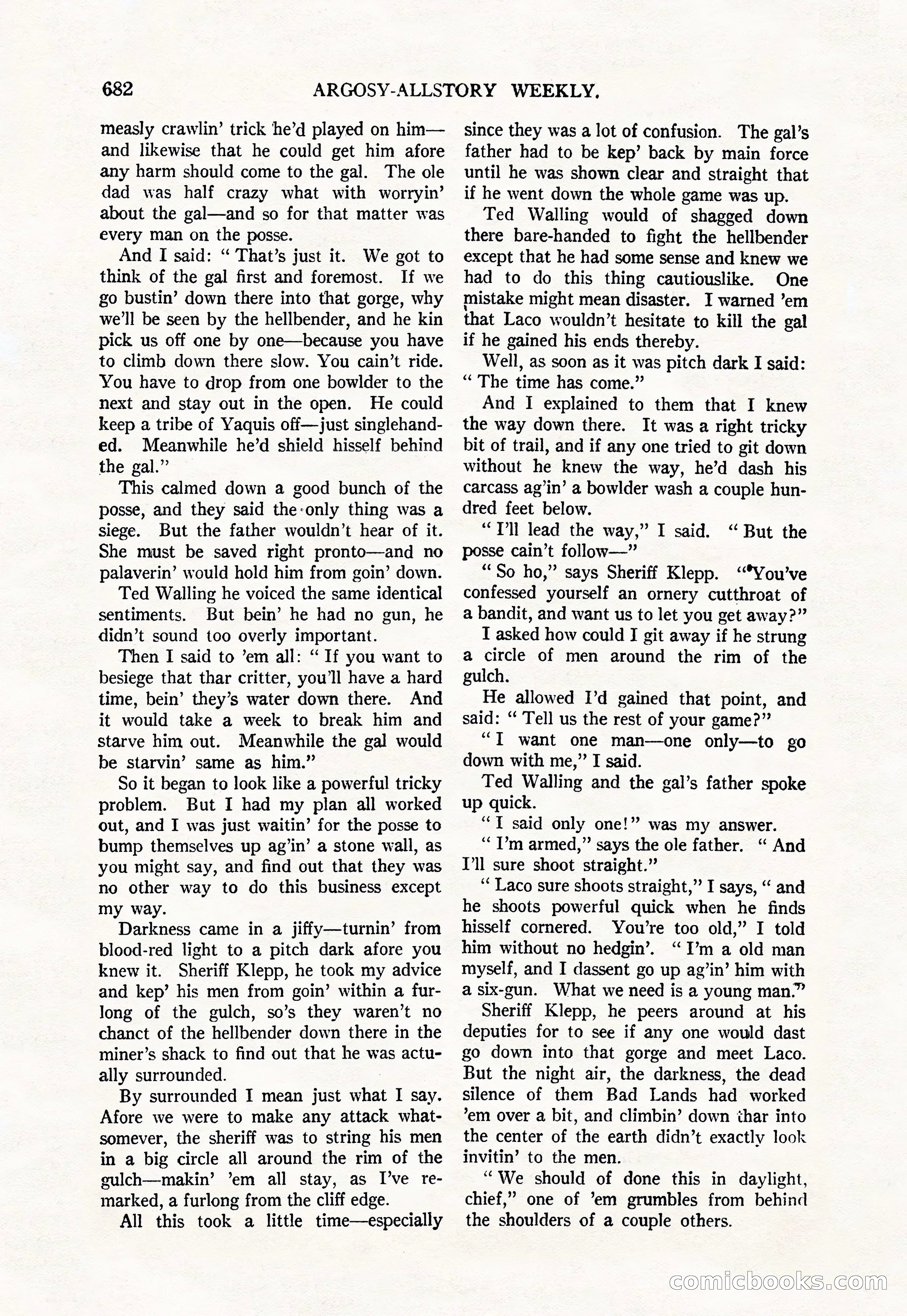 Argosy All-Story Weekly, June 4, 1927 — page 52 of 176