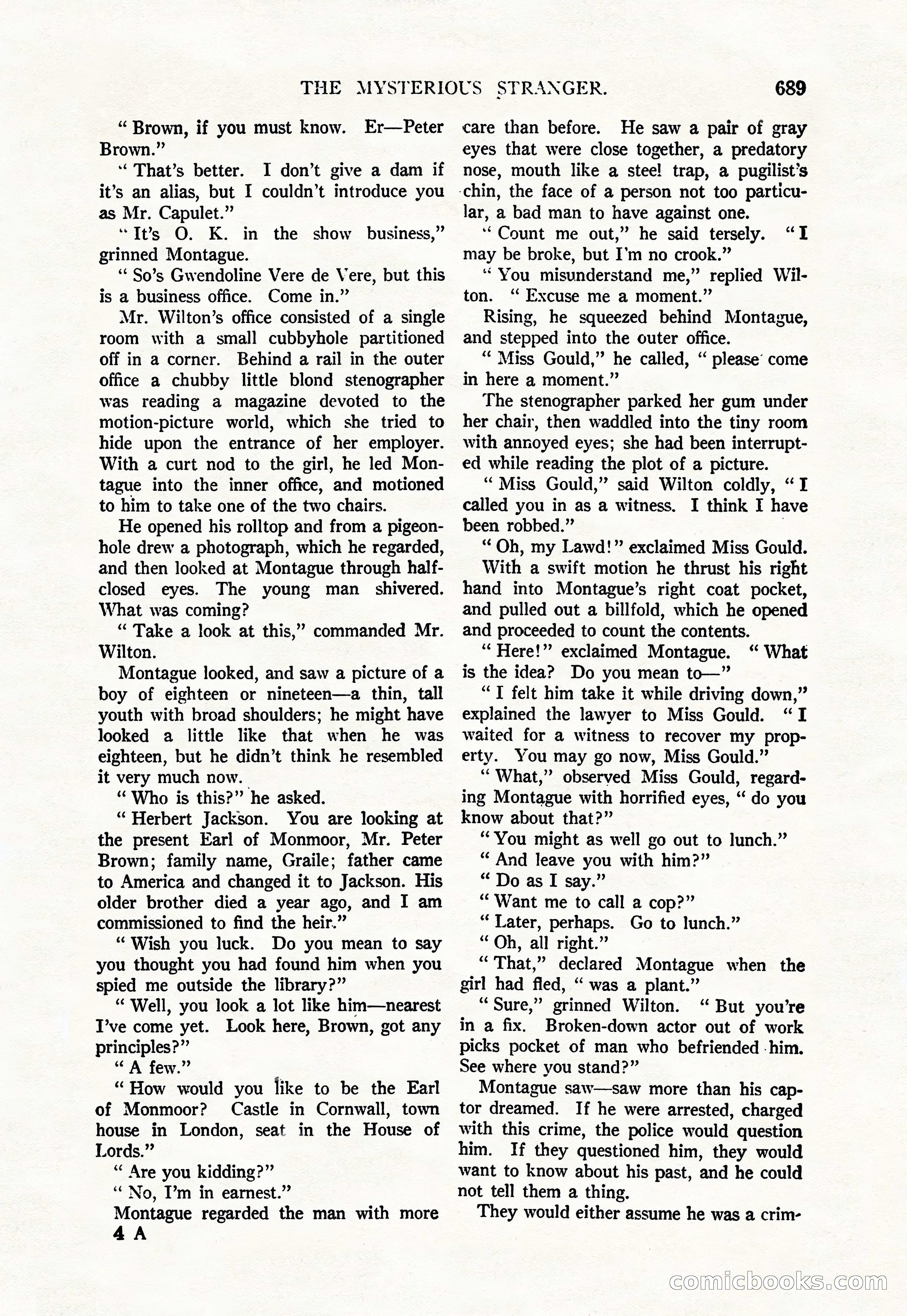 Argosy All-Story Weekly, June 4, 1927 — page 59 of 176