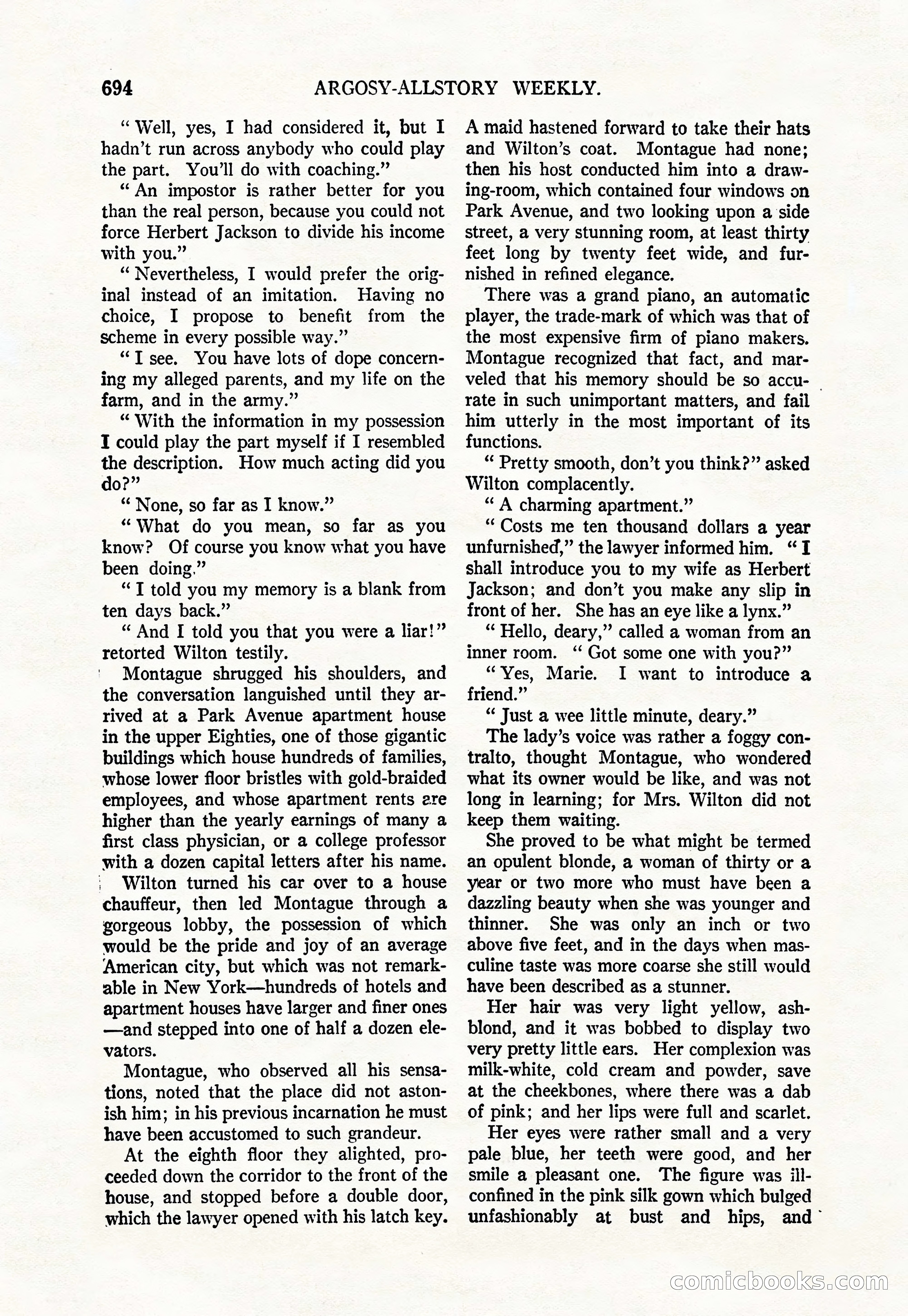 Argosy All-Story Weekly, June 4, 1927 — page 64 of 176