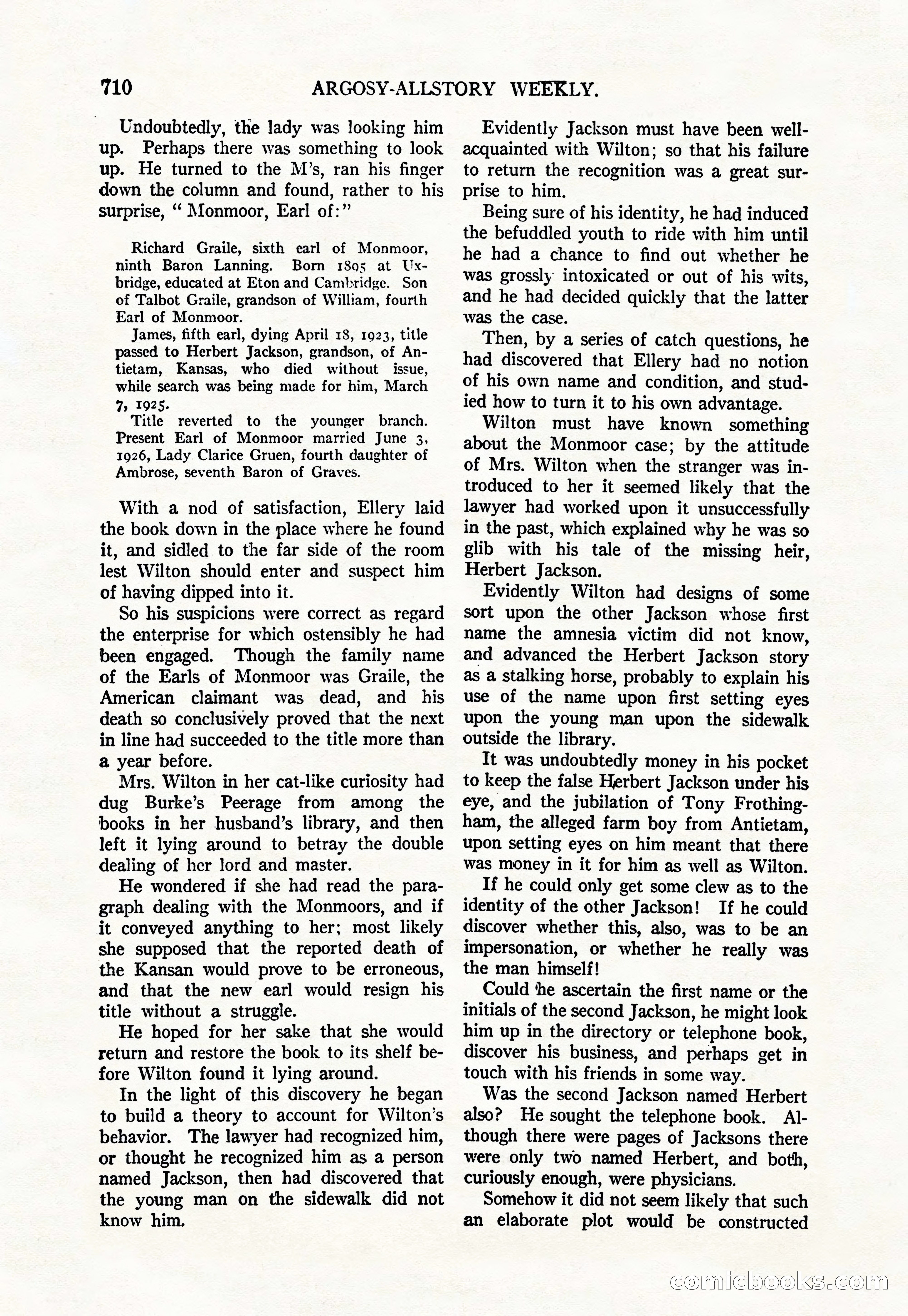 Argosy All-Story Weekly, June 4, 1927 — page 80 of 176