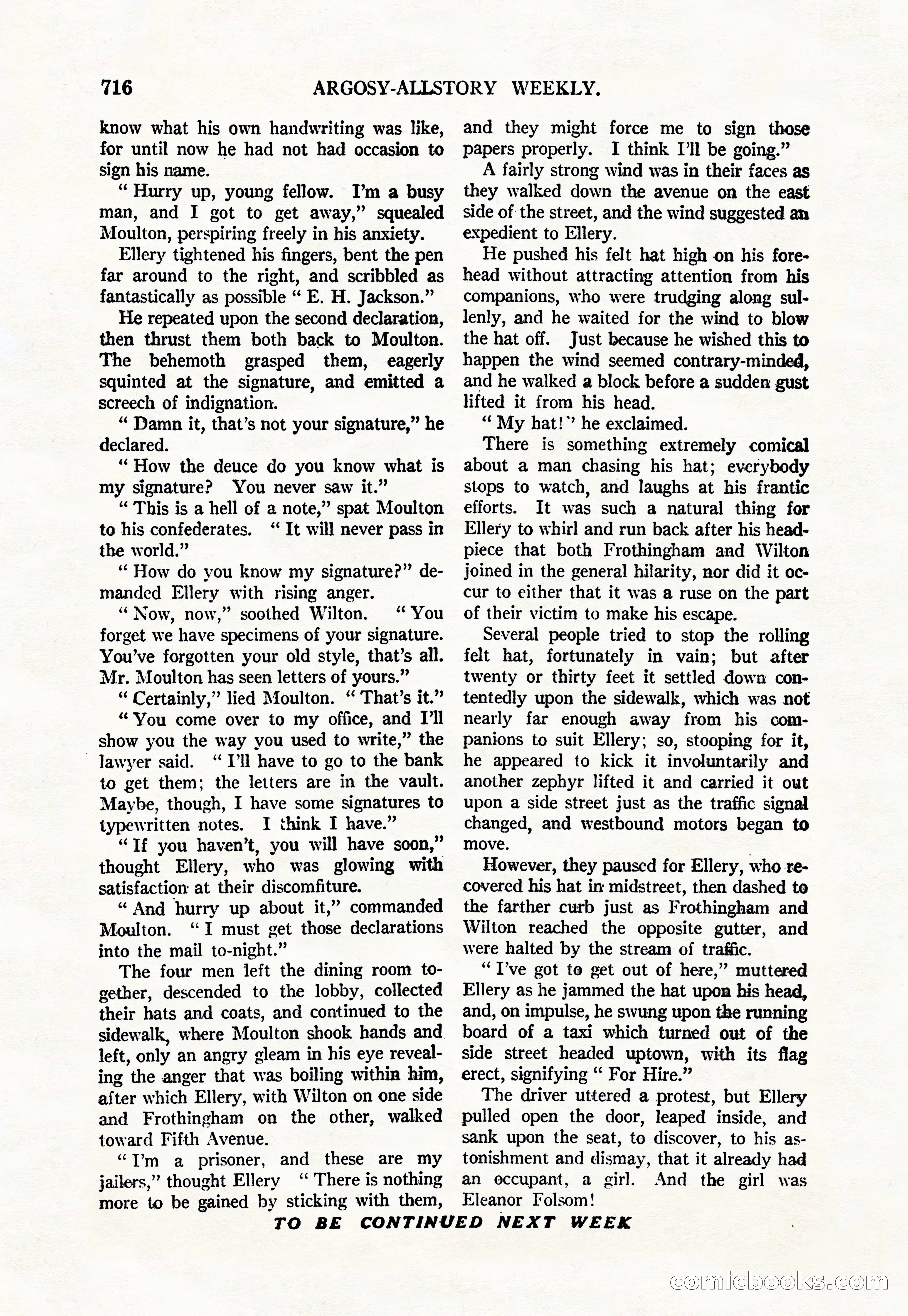 Argosy All-Story Weekly, June 4, 1927 — page 86 of 176
