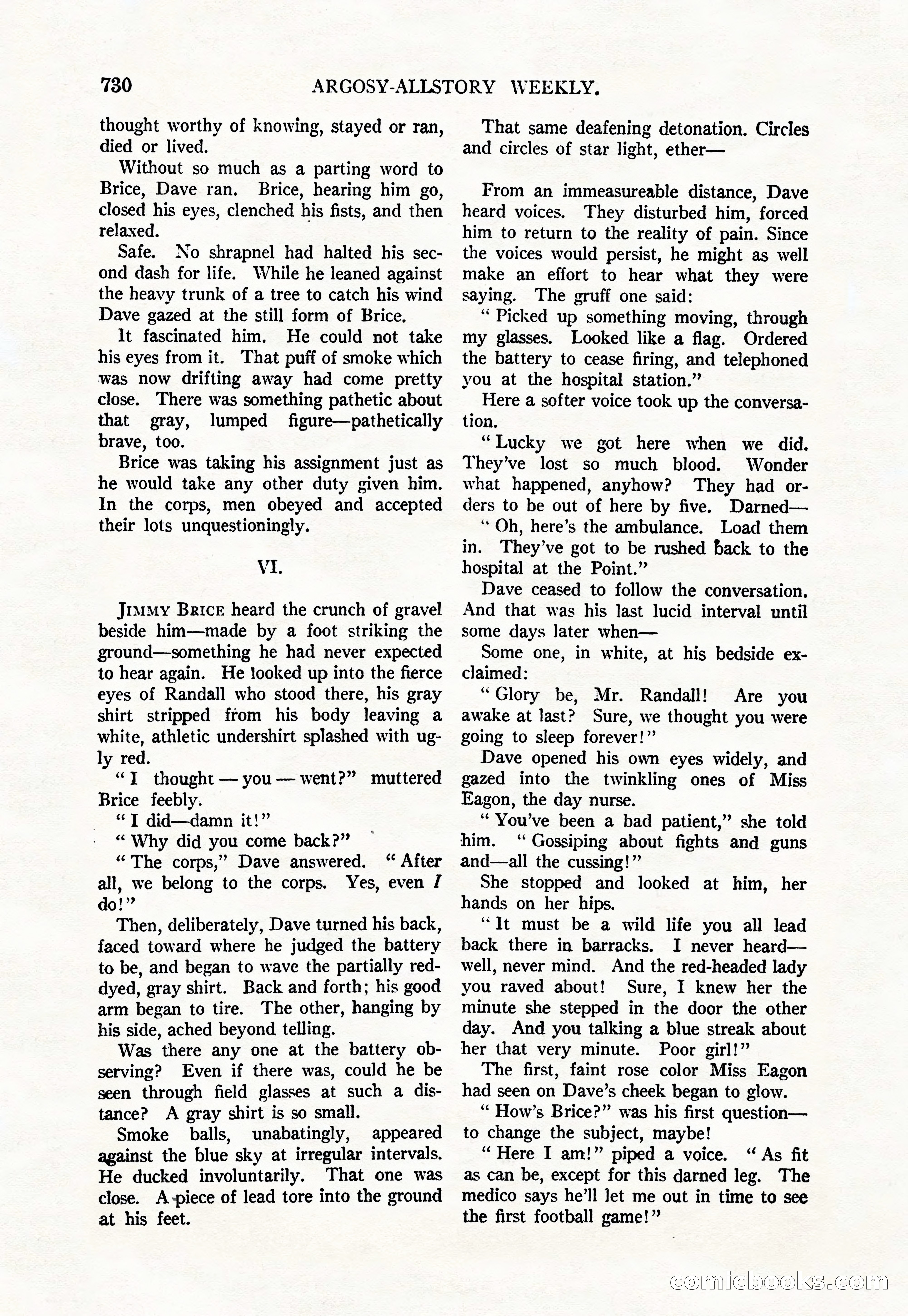 Argosy All-Story Weekly, June 4, 1927 — page 100 of 176