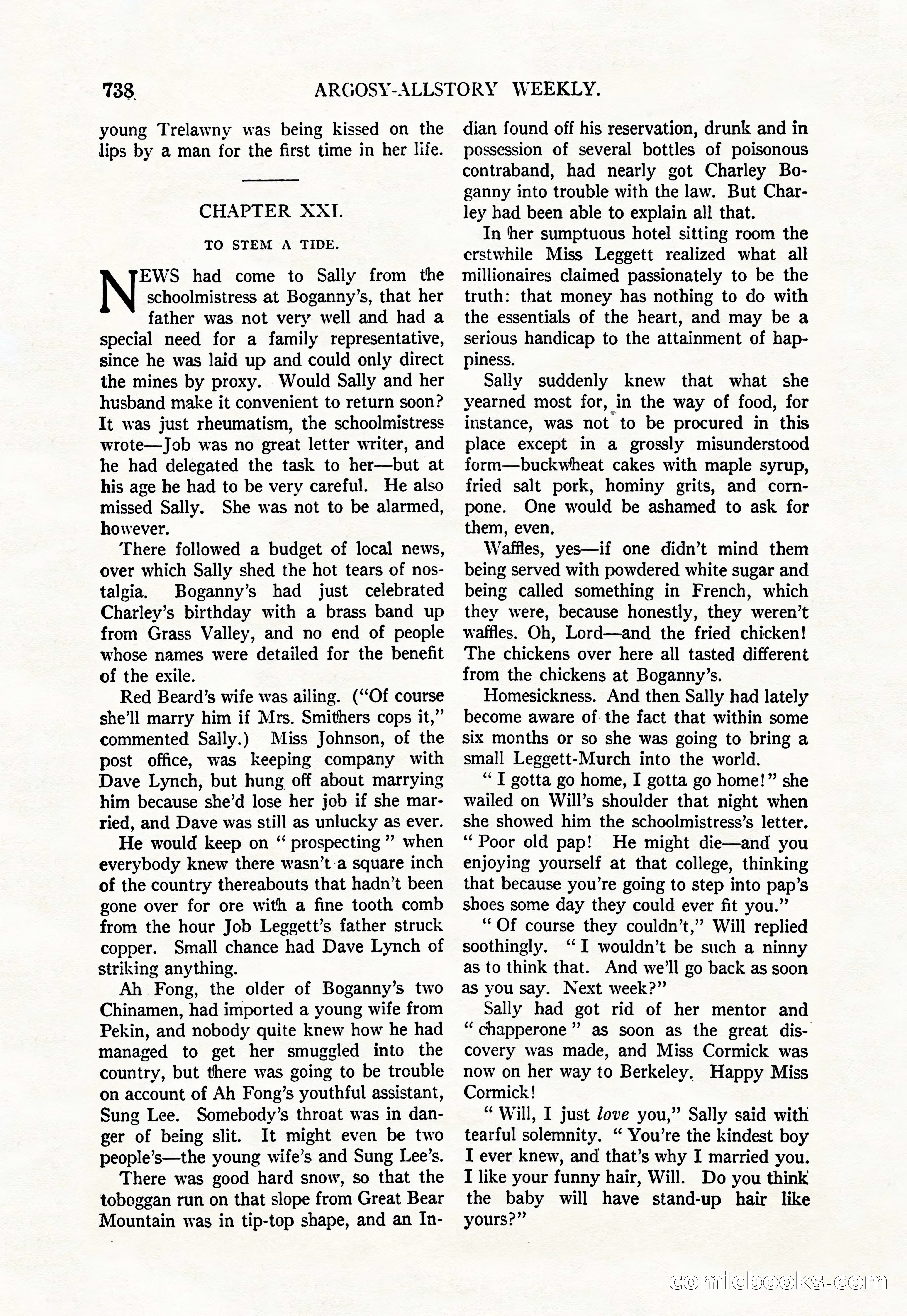 Argosy All-Story Weekly, June 4, 1927 — page 108 of 176