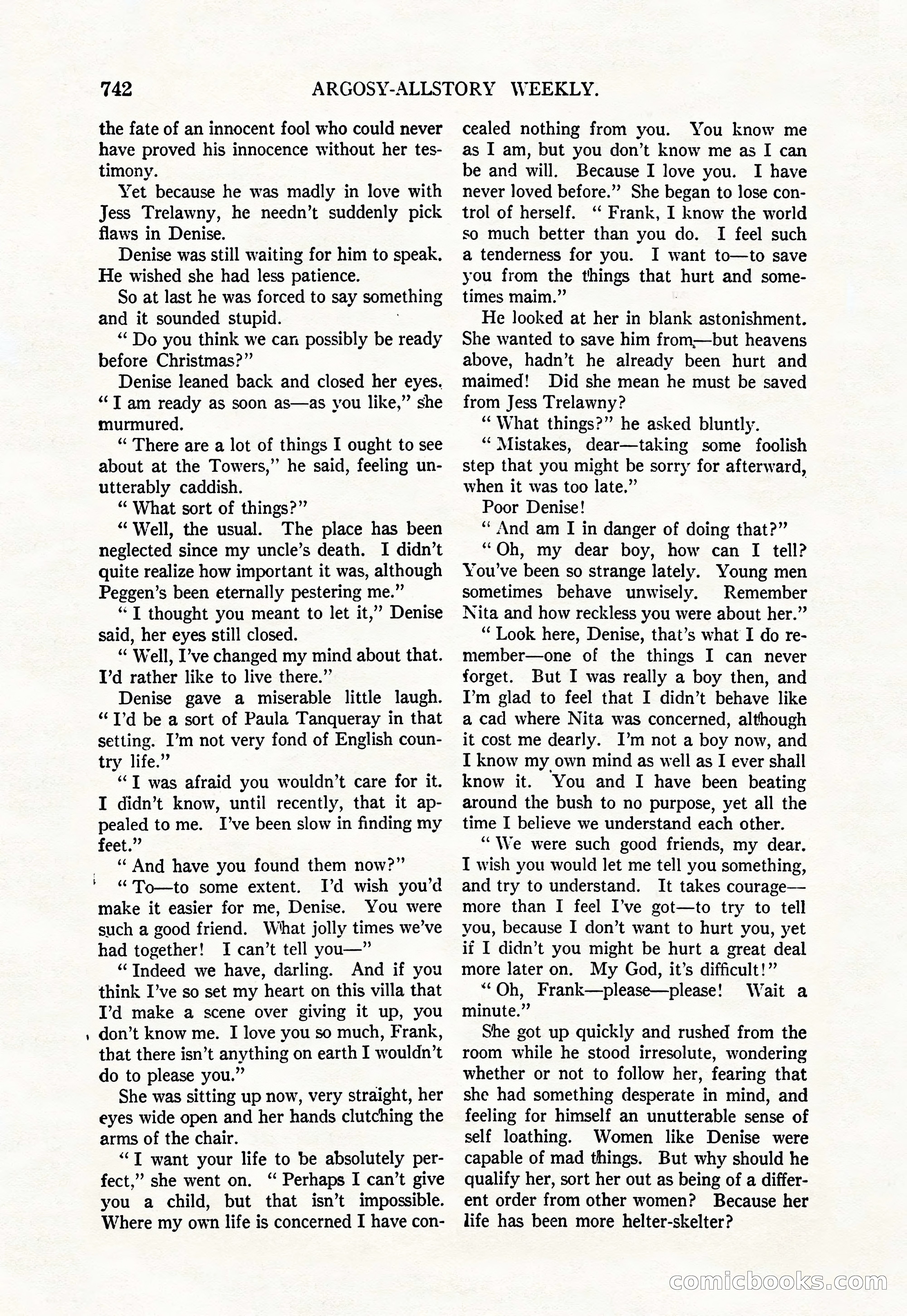 Argosy All-Story Weekly, June 4, 1927 — page 112 of 176