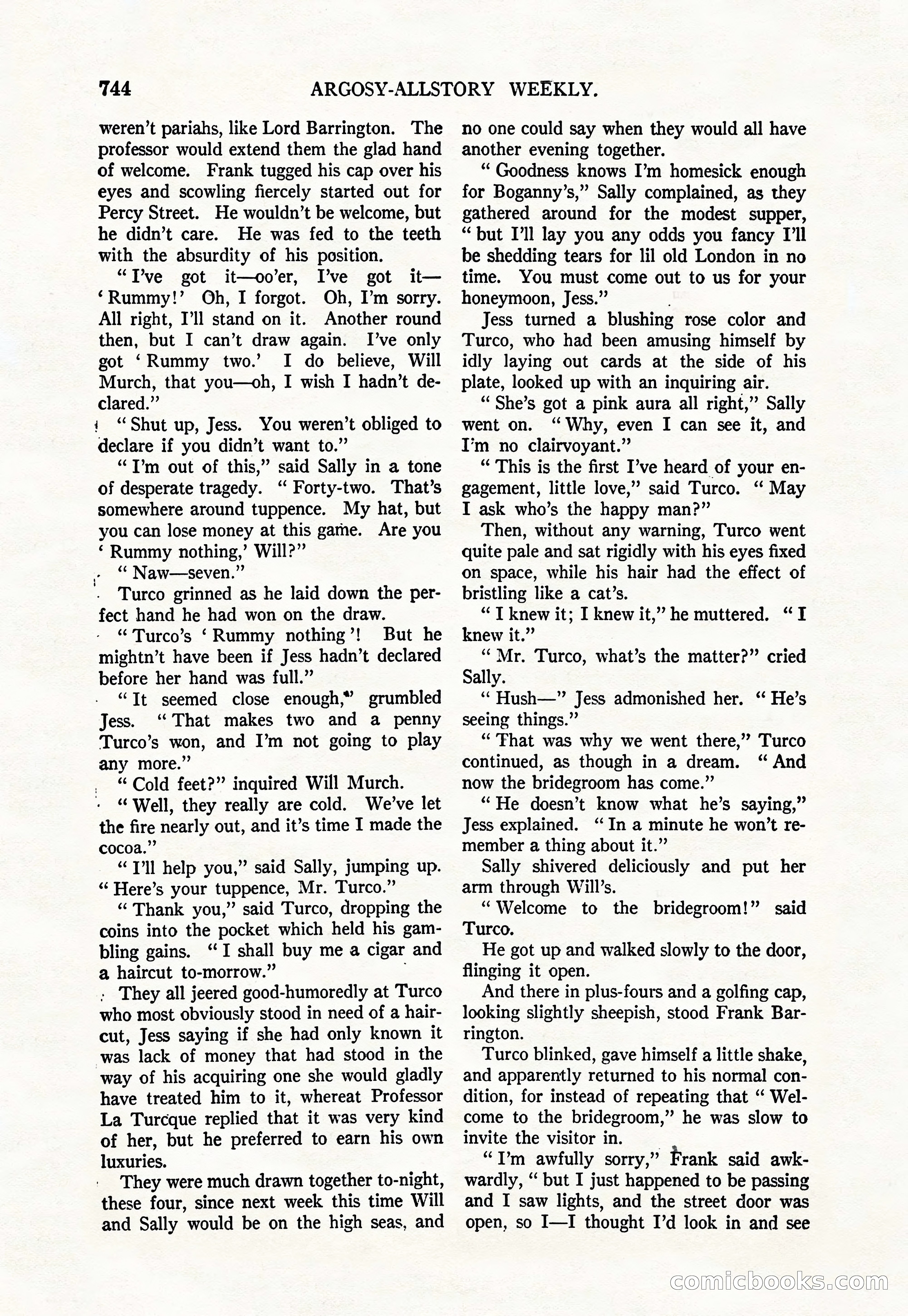 Argosy All-Story Weekly, June 4, 1927 — page 114 of 176
