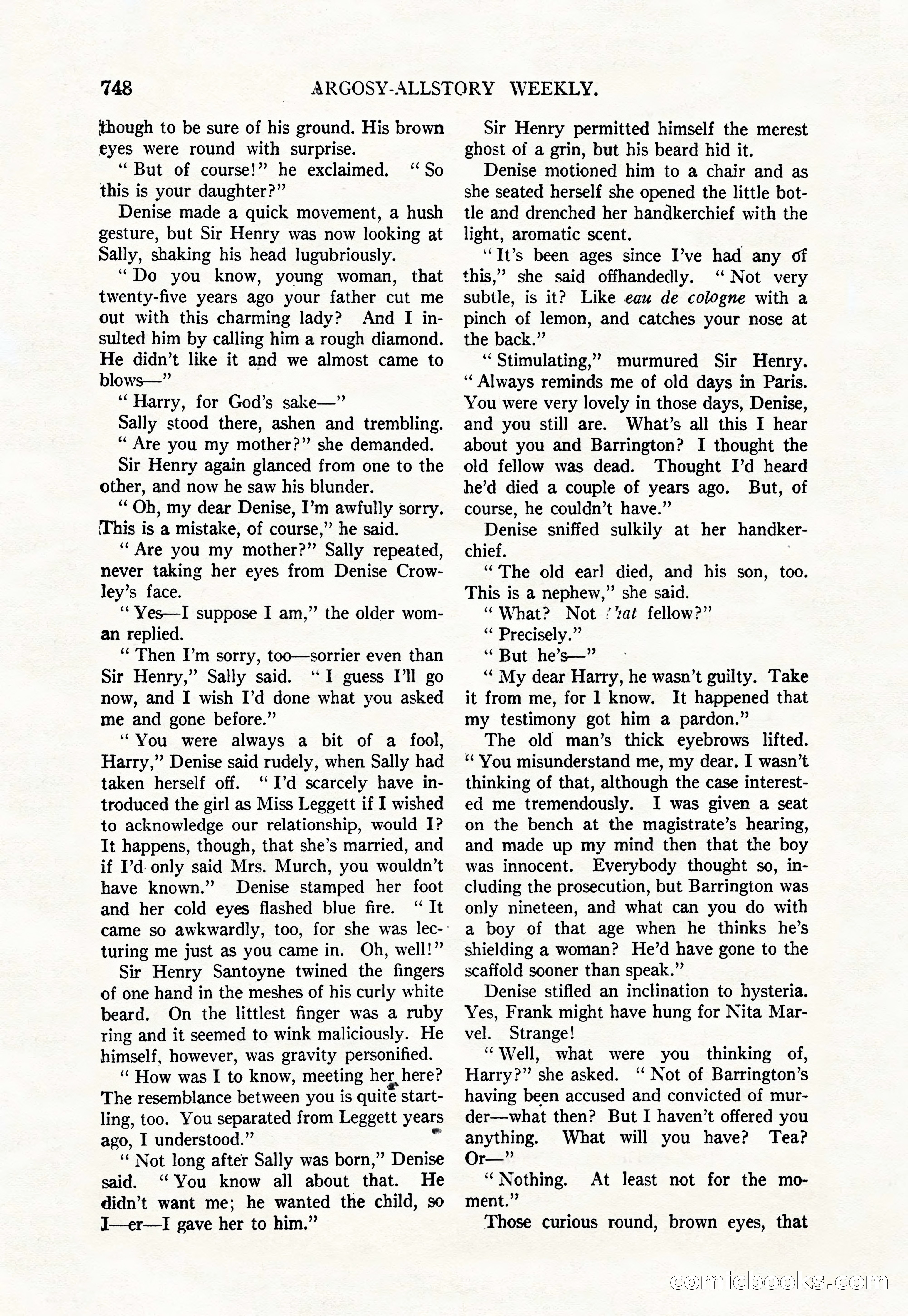 Argosy All-Story Weekly, June 4, 1927 — page 118 of 176