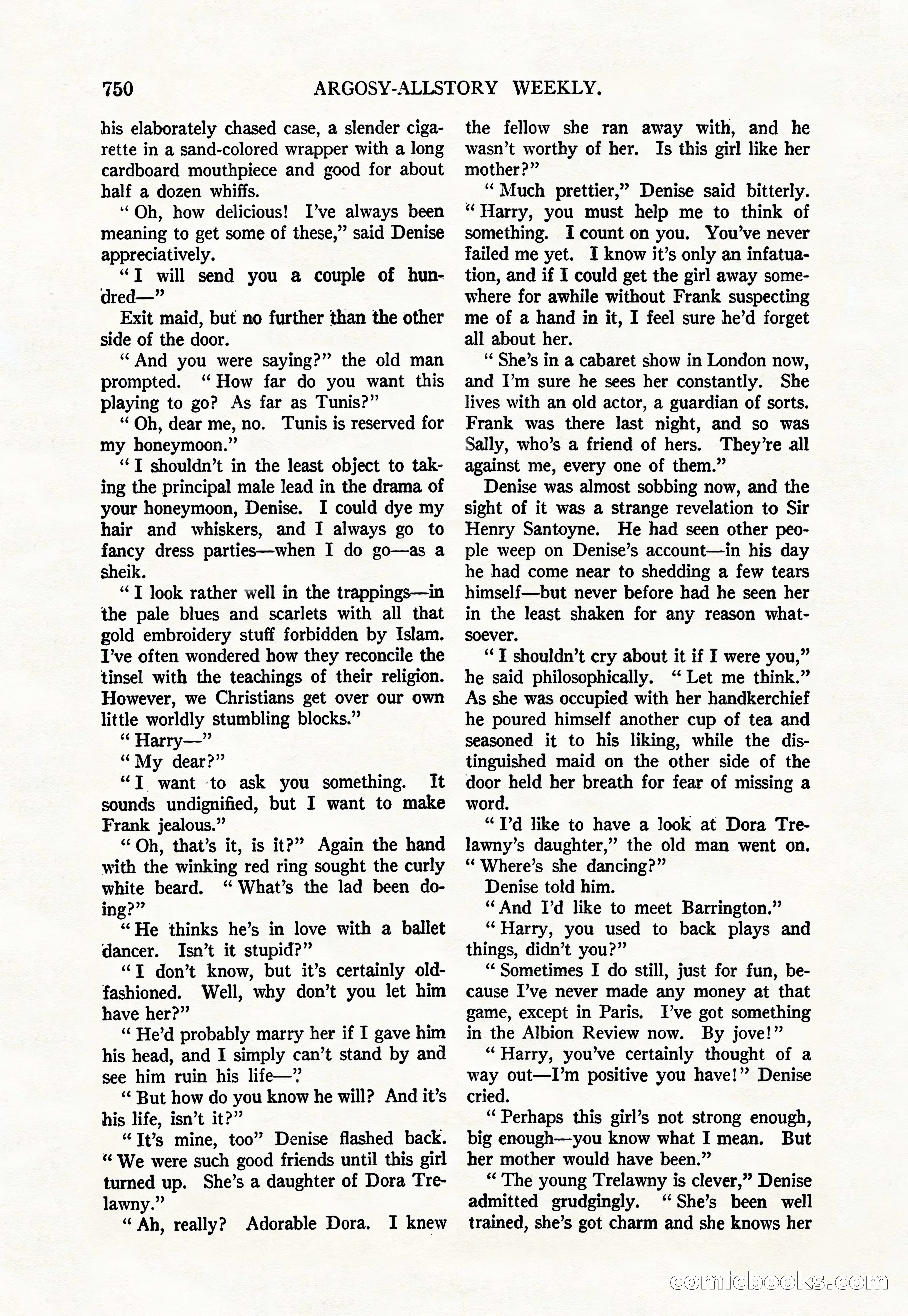 Argosy All-Story Weekly, June 4, 1927 — page 120 of 176