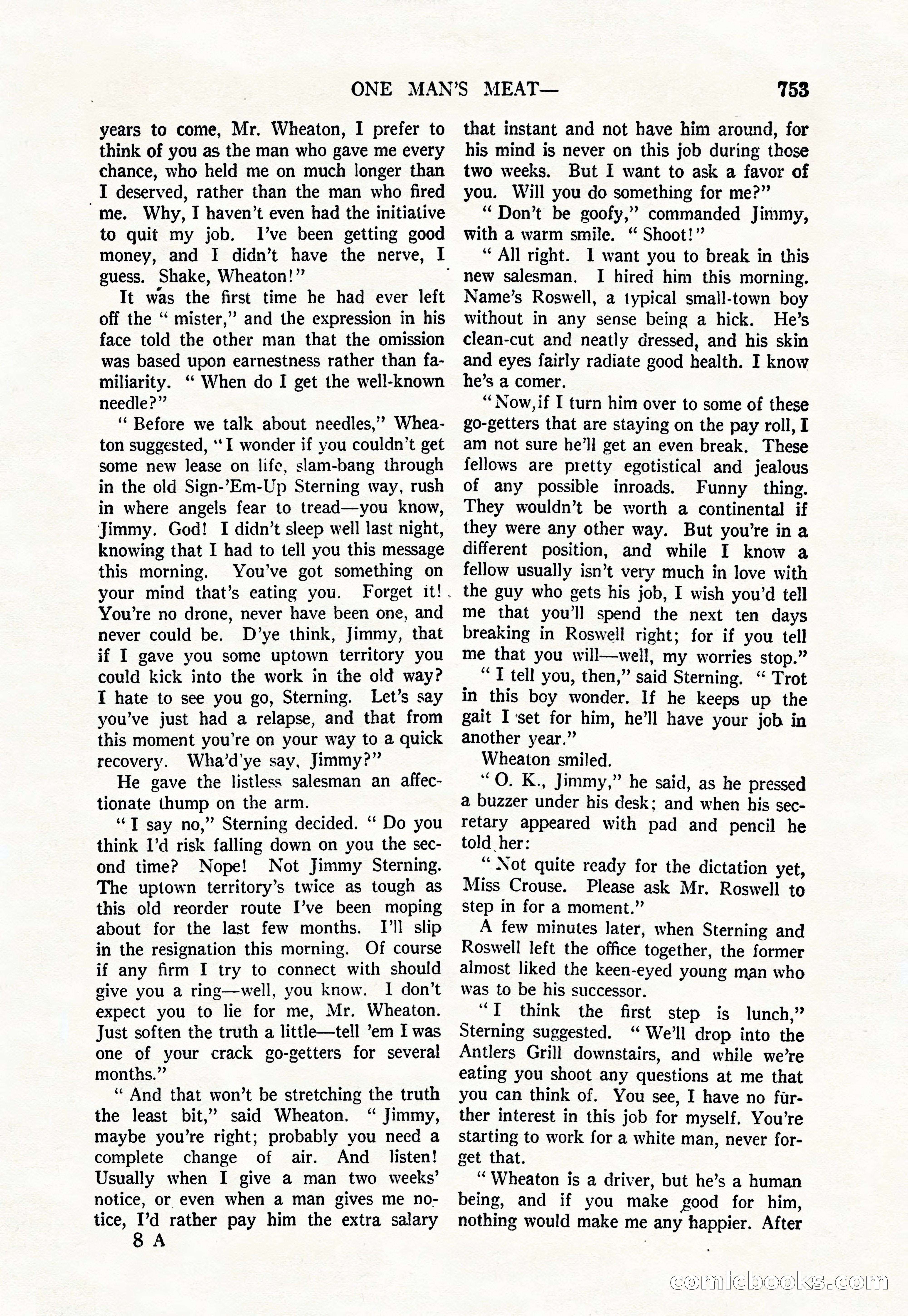 Argosy All-Story Weekly, June 4, 1927 — page 123 of 176