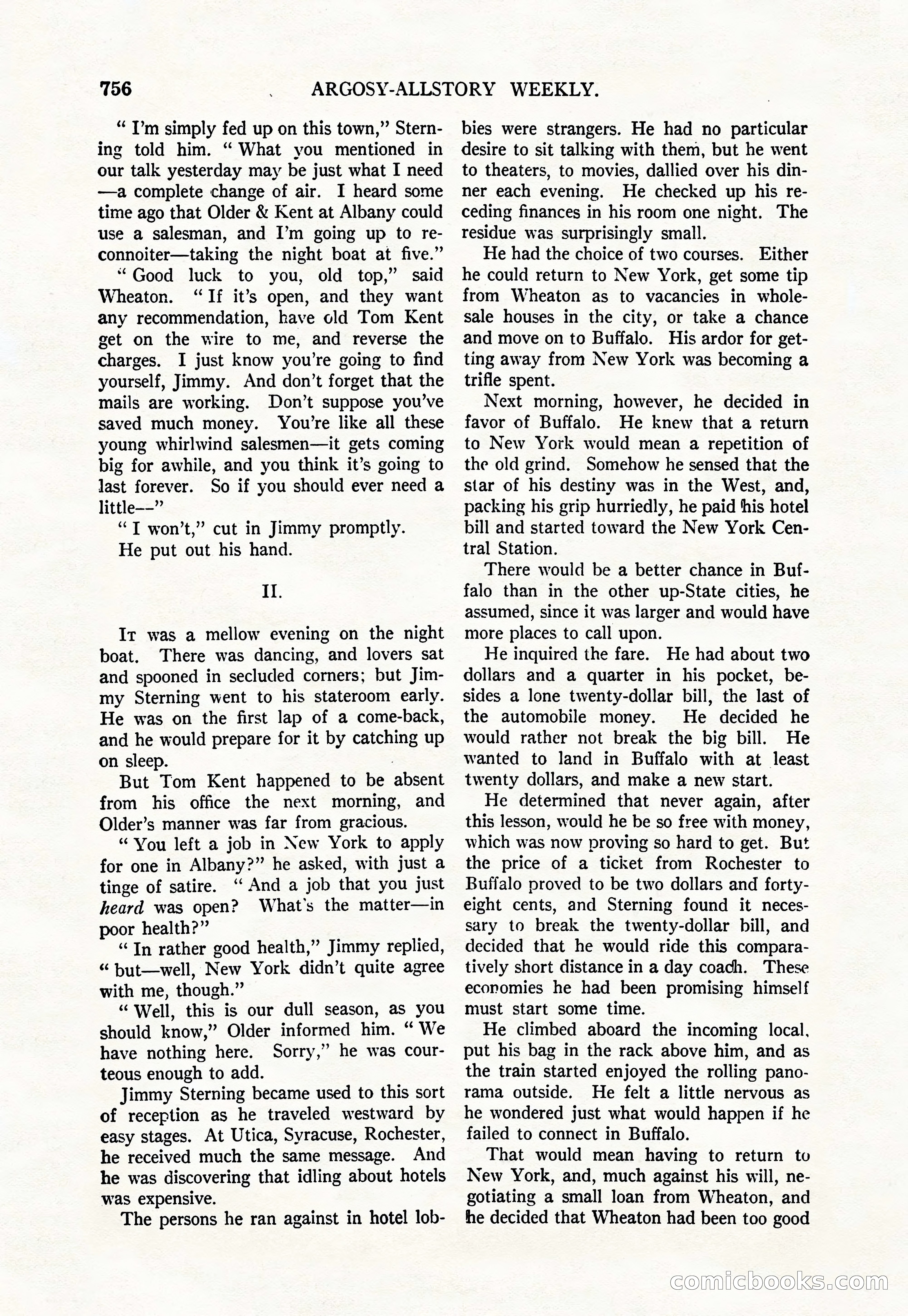 Argosy All-Story Weekly, June 4, 1927 — page 126 of 176