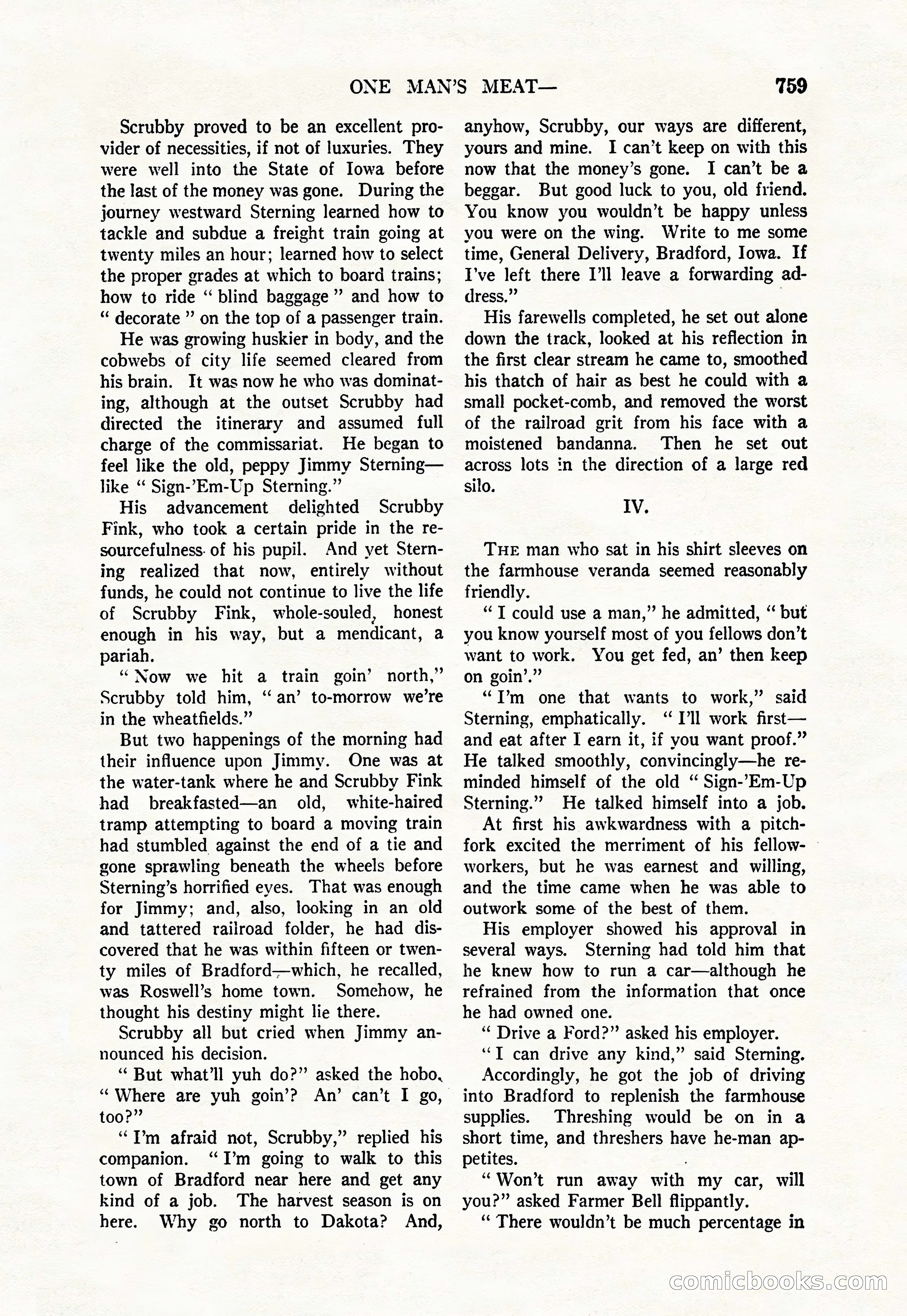 Argosy All-Story Weekly, June 4, 1927 — page 129 of 176