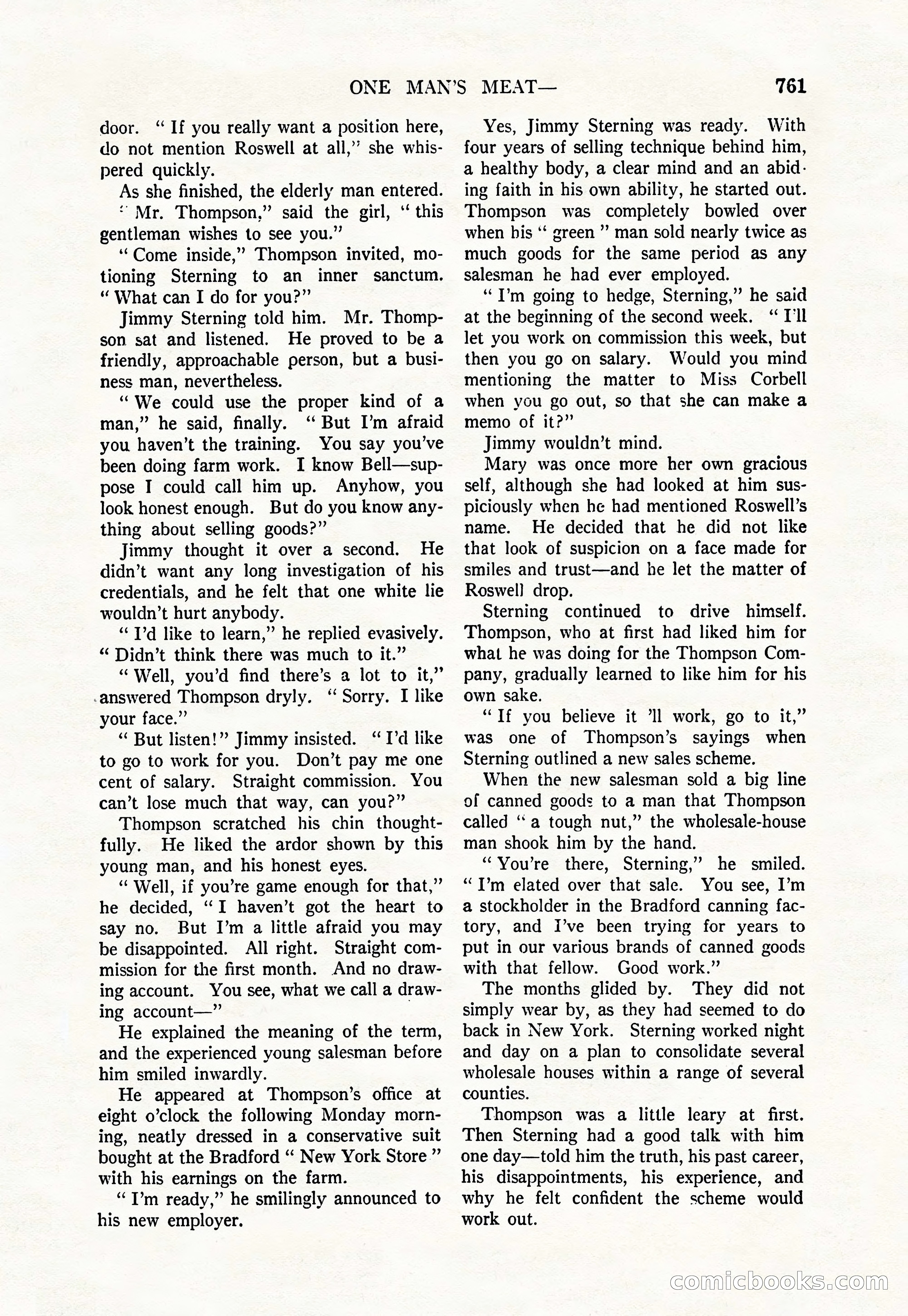 Argosy All-Story Weekly, June 4, 1927 — page 131 of 176