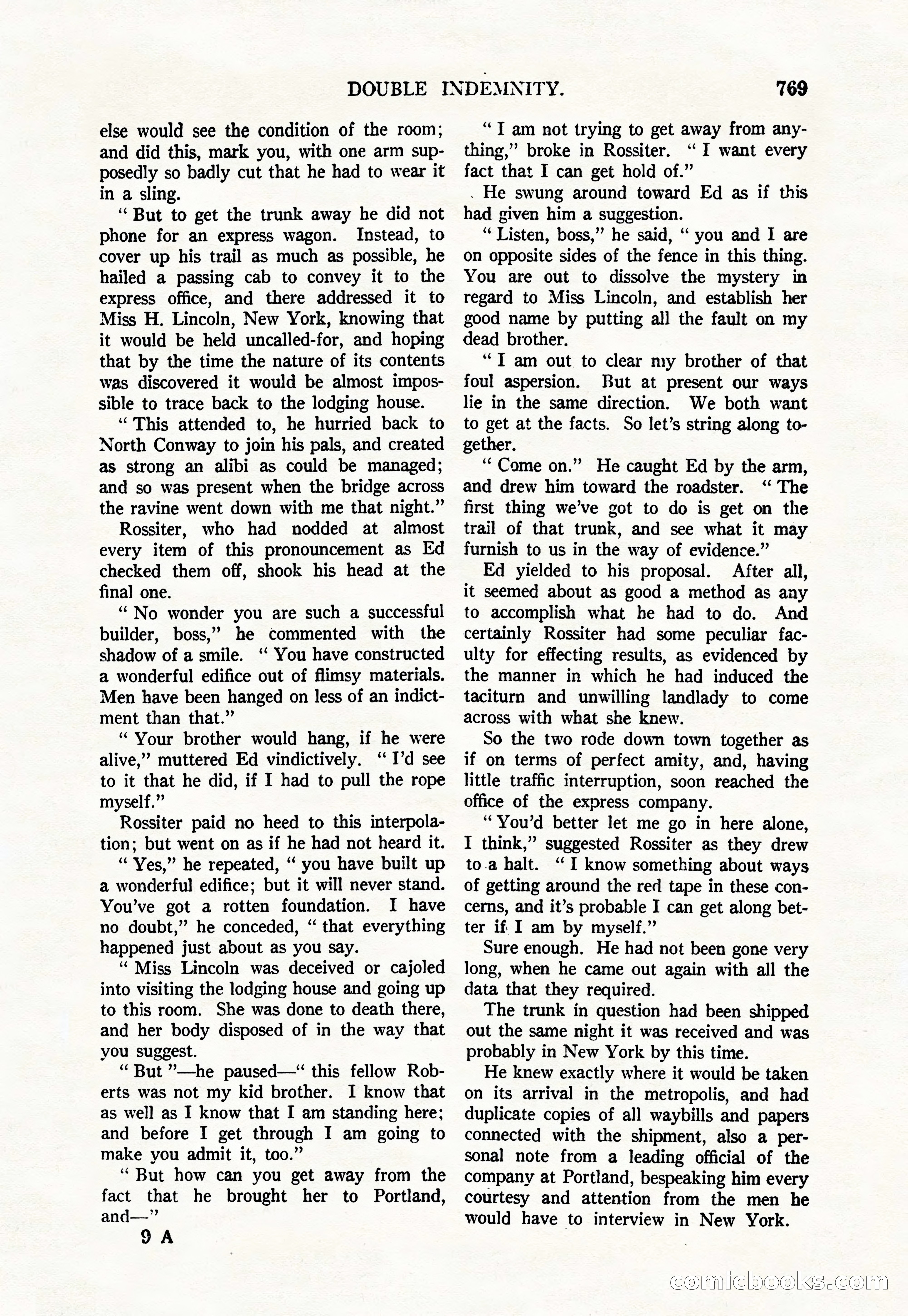 Argosy All-Story Weekly, June 4, 1927 — page 139 of 176
