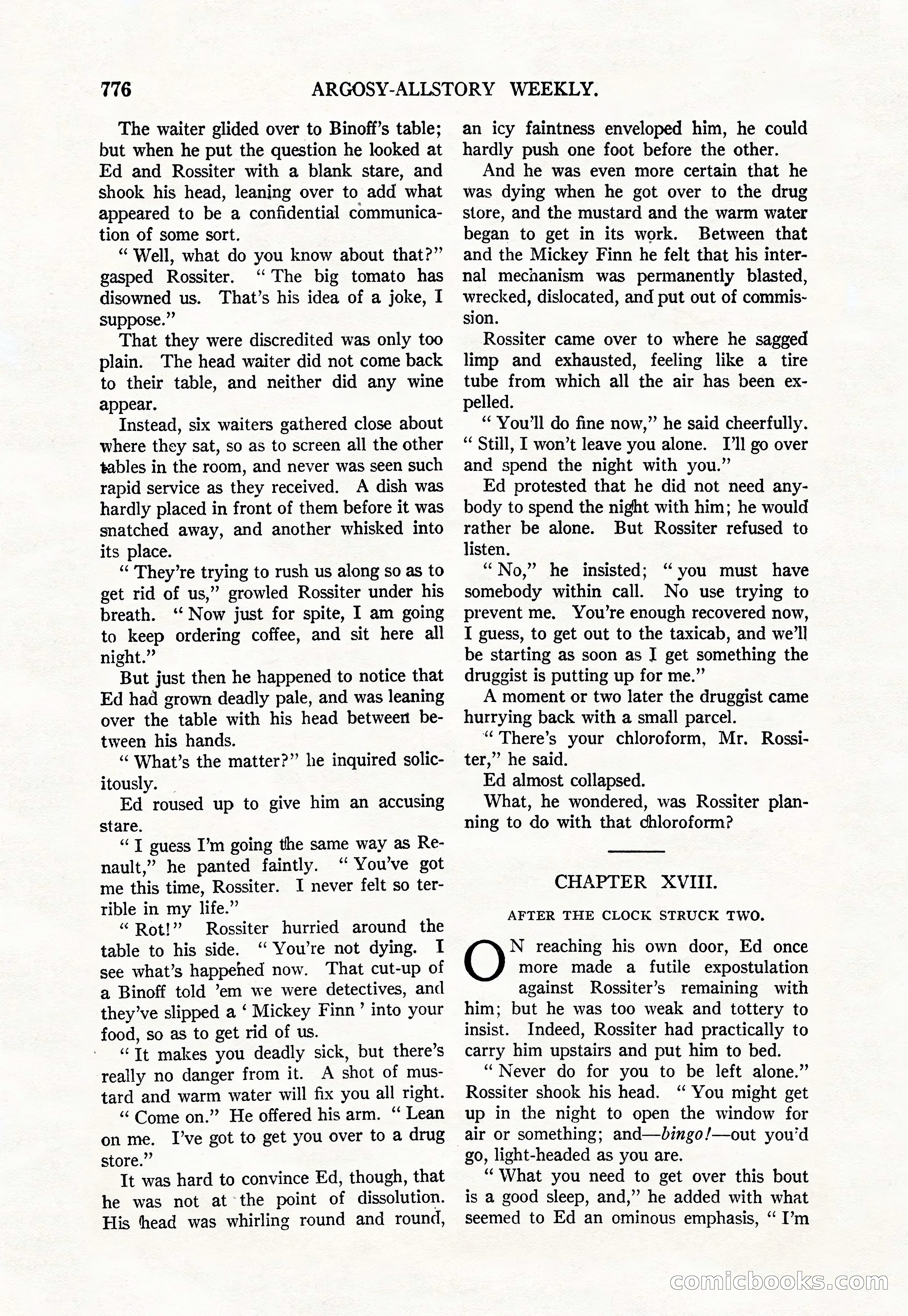 Argosy All-Story Weekly, June 4, 1927 — page 146 of 176