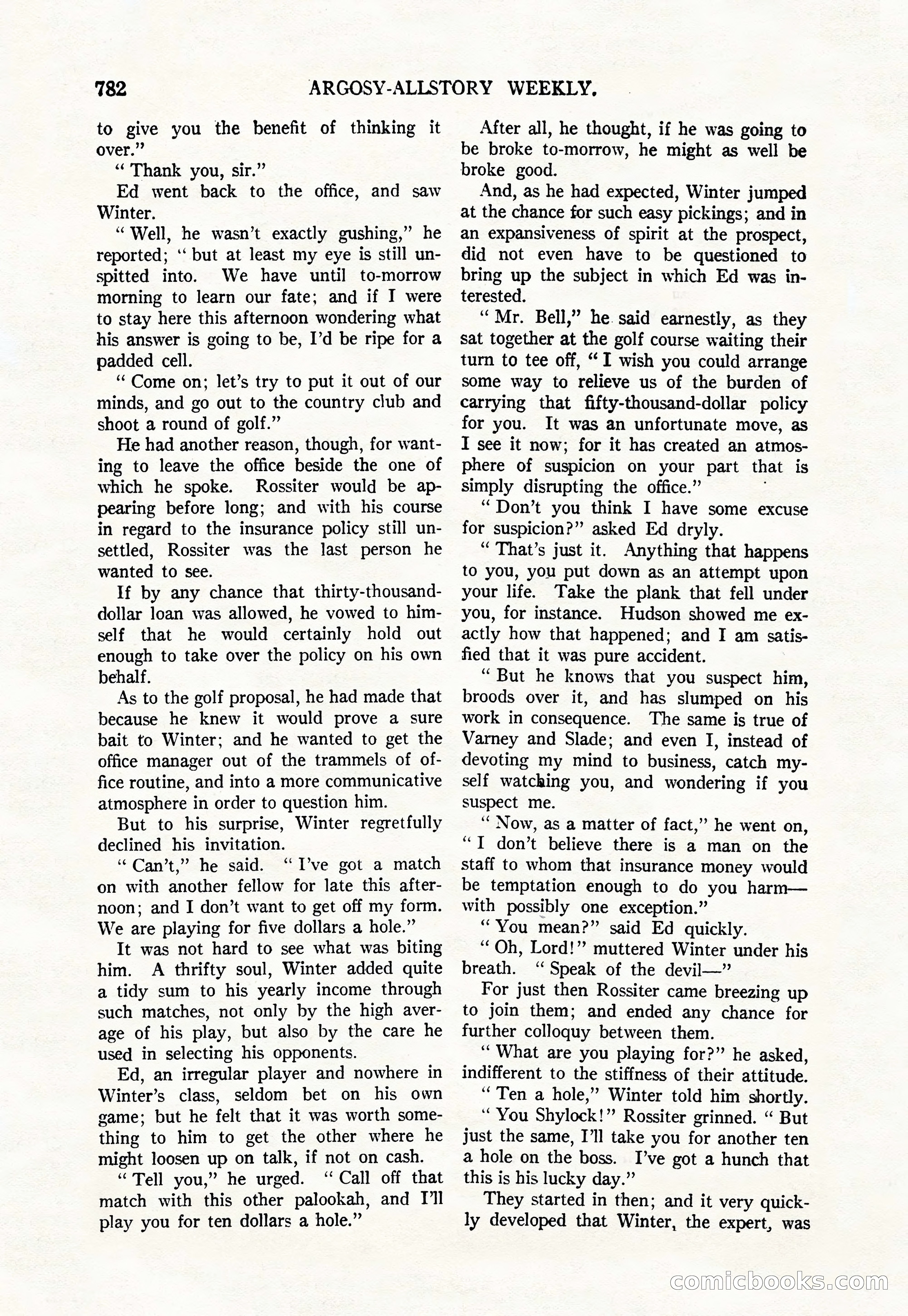 Argosy All-Story Weekly, June 4, 1927 — page 152 of 176