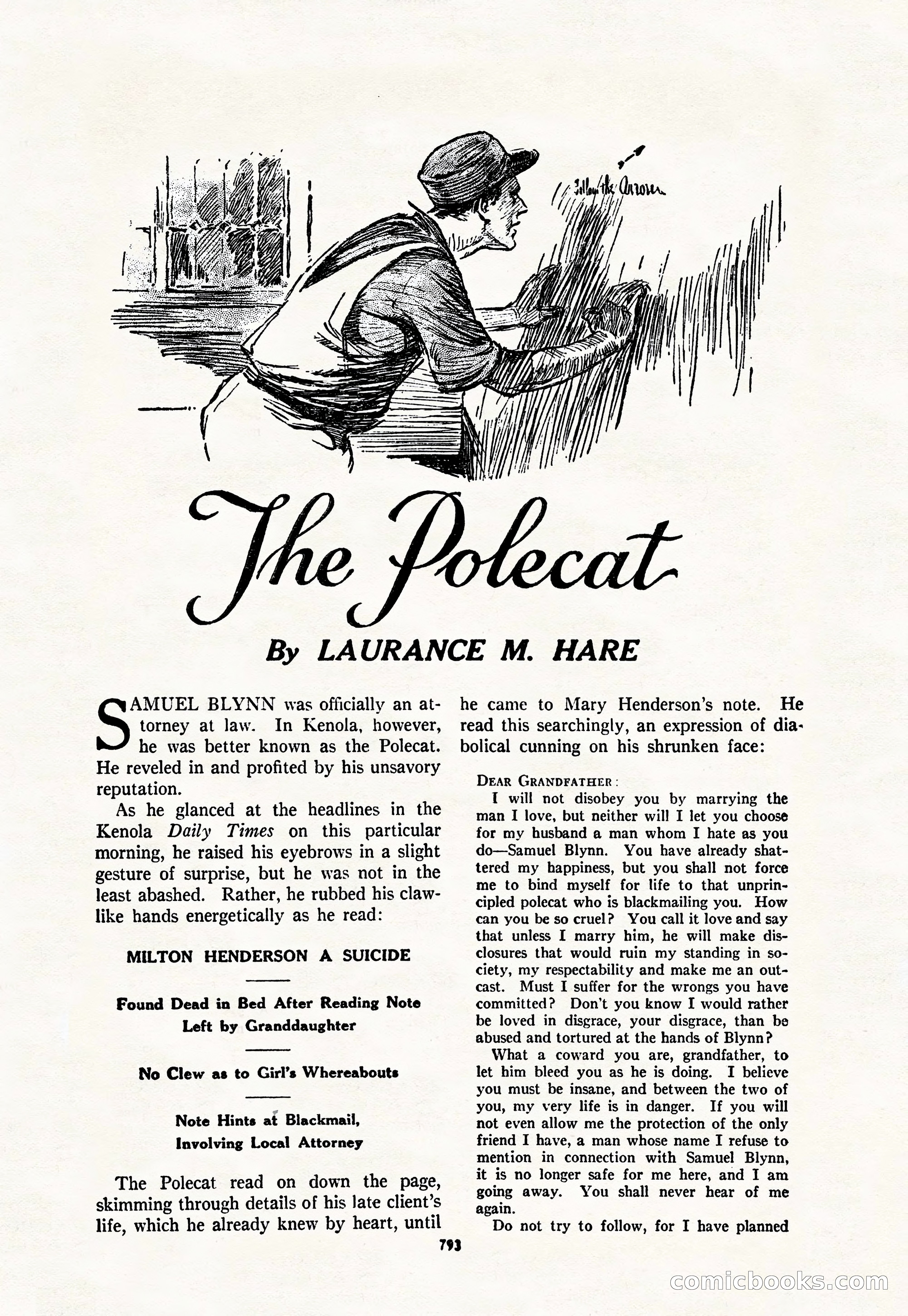 Argosy All-Story Weekly, June 4, 1927 — page 163 of 176