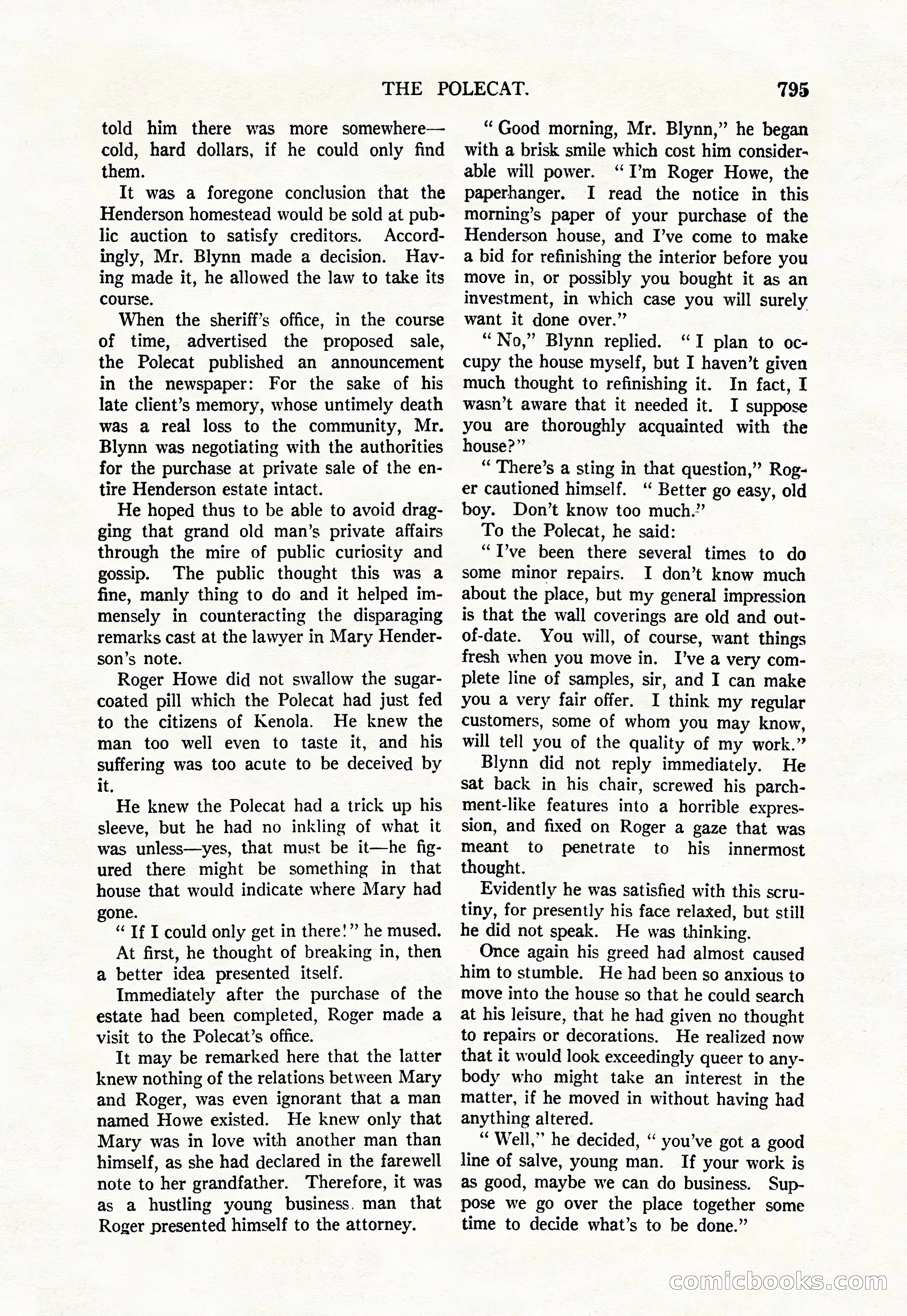 Argosy All-Story Weekly, June 4, 1927 — page 165 of 176