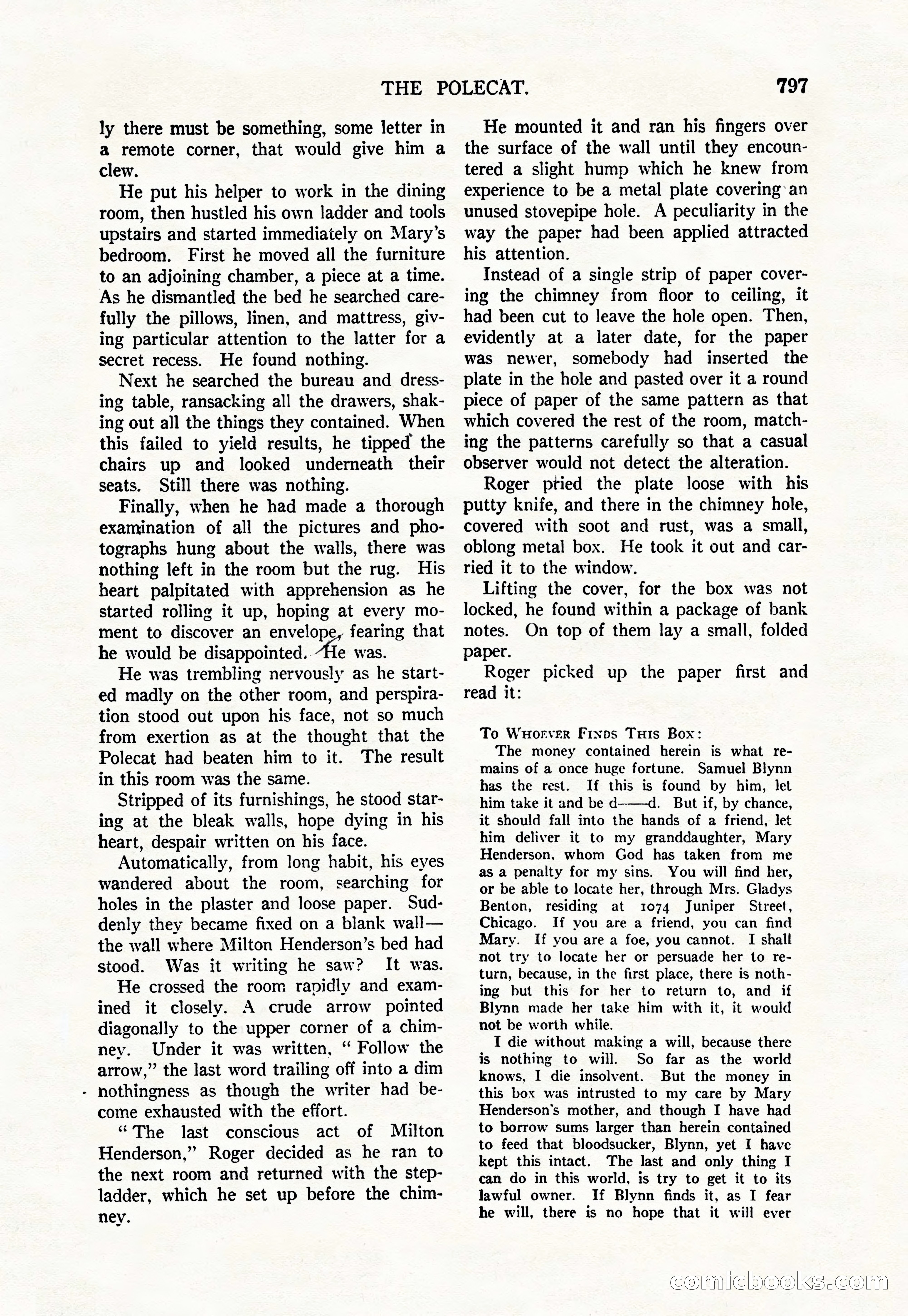 Argosy All-Story Weekly, June 4, 1927 — page 167 of 176