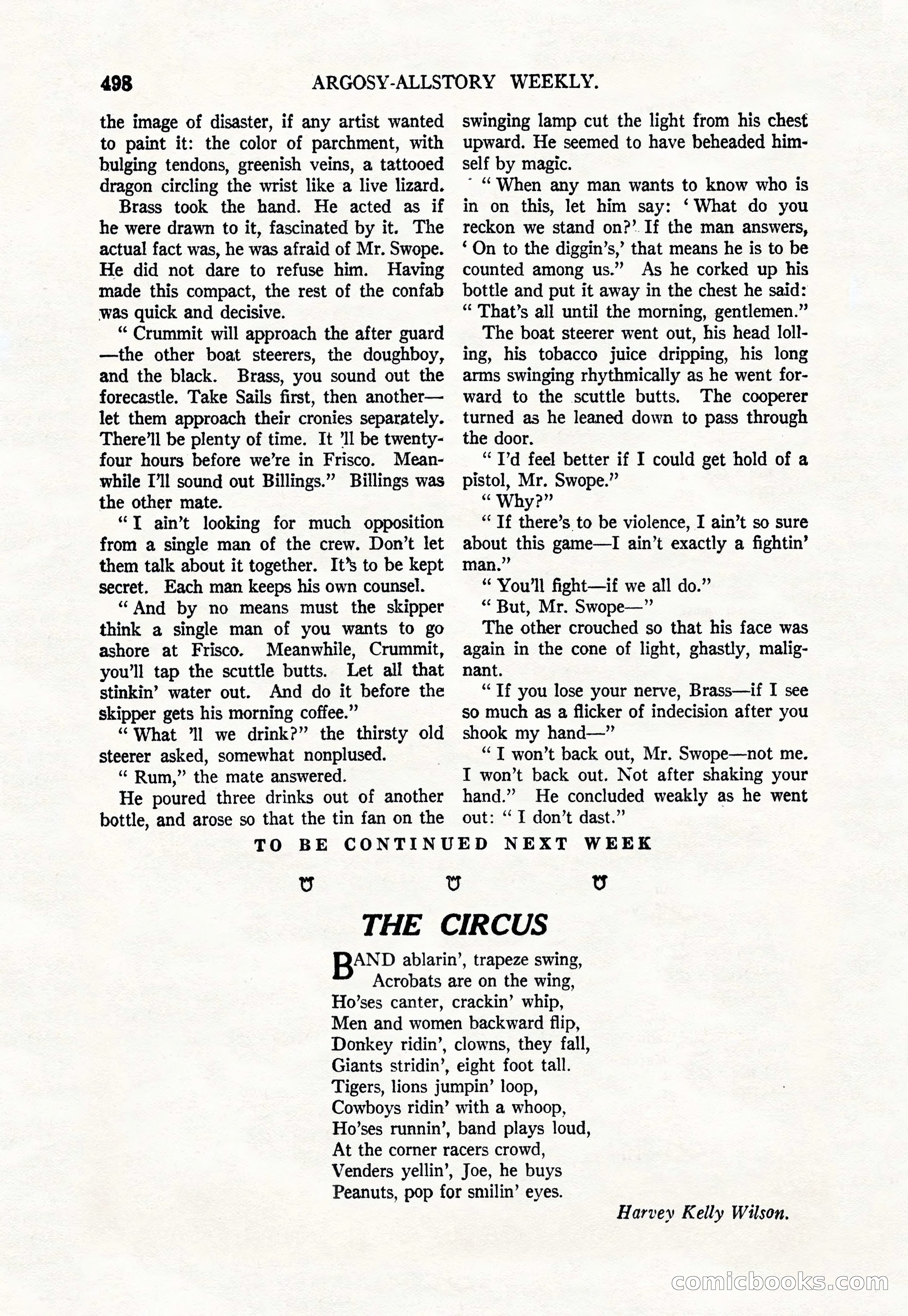 Argosy All-Story Weekly, March 17, 1928 — page 20 of 164