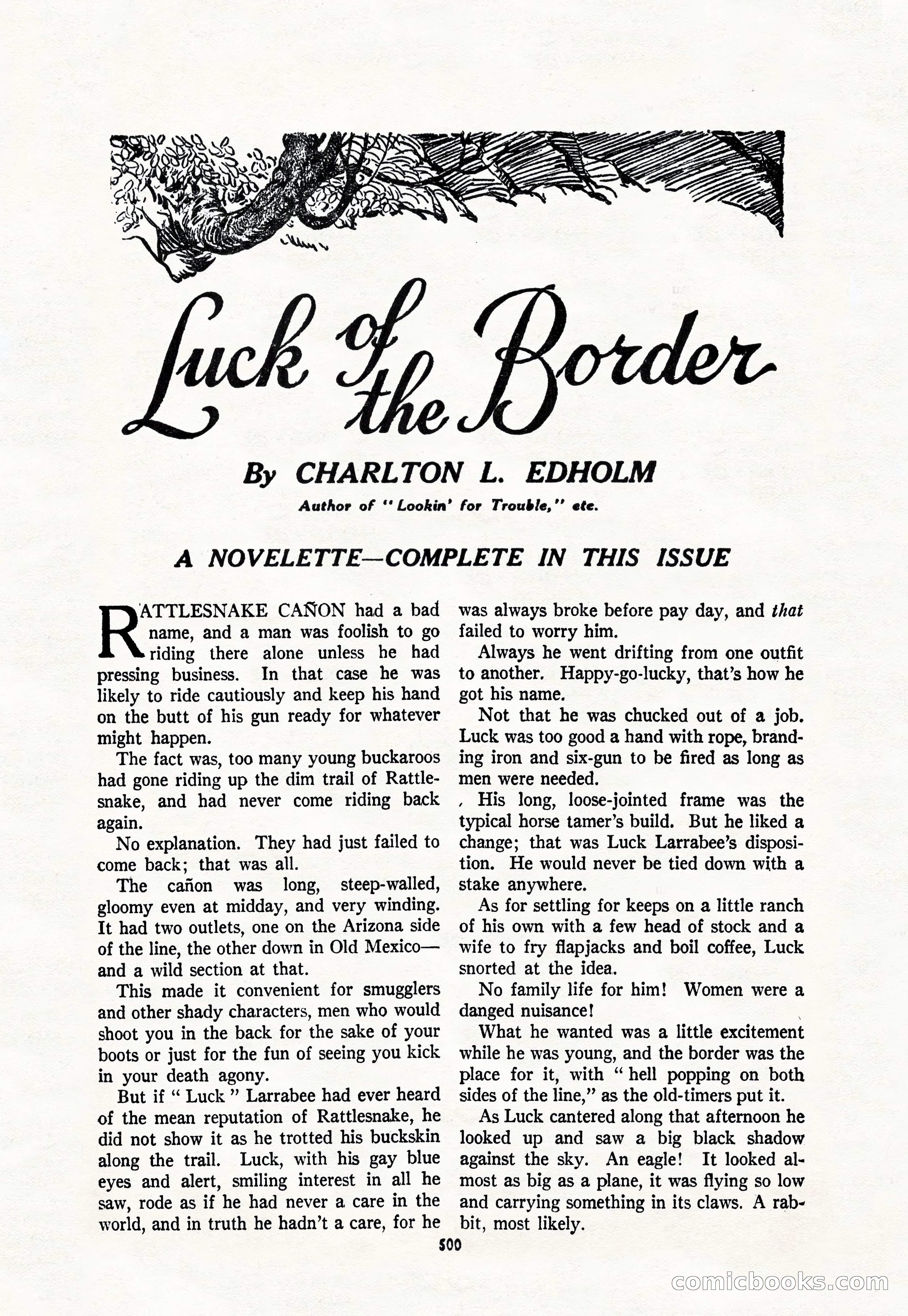 Argosy All-Story Weekly, March 17, 1928 — page 22 of 164