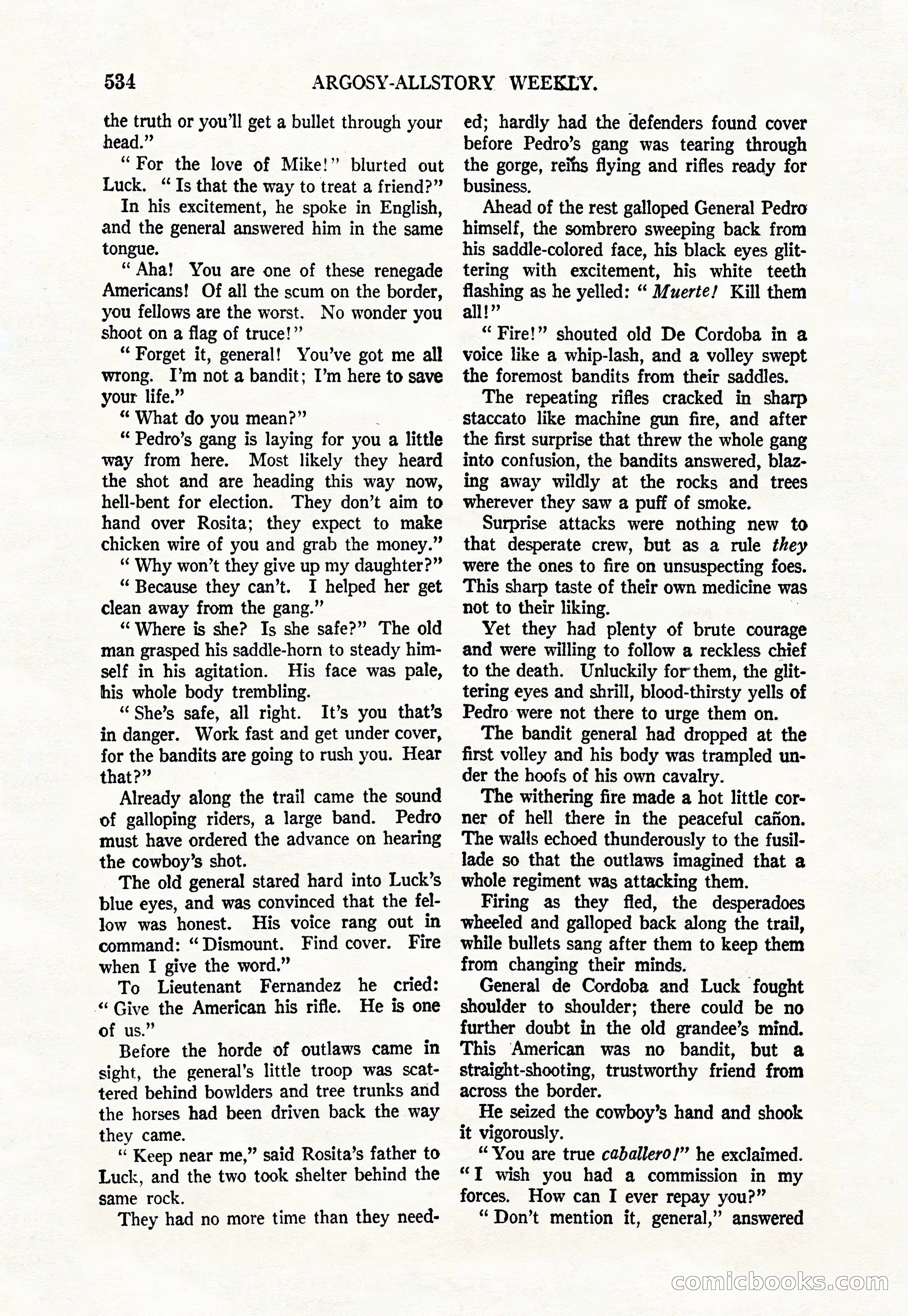 Argosy All-Story Weekly, March 17, 1928 — page 56 of 164