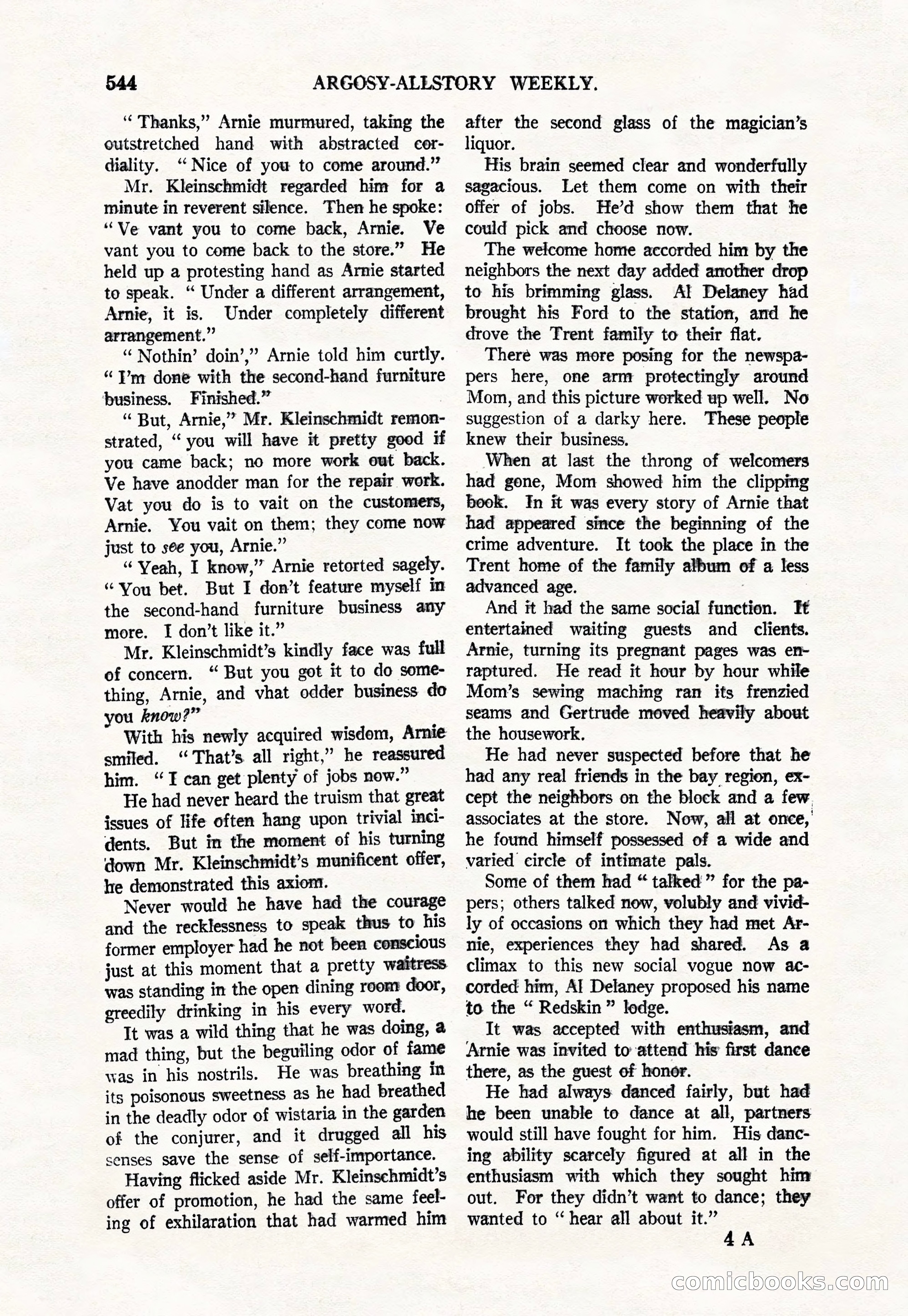 Argosy All-Story Weekly, March 17, 1928 — page 66 of 164