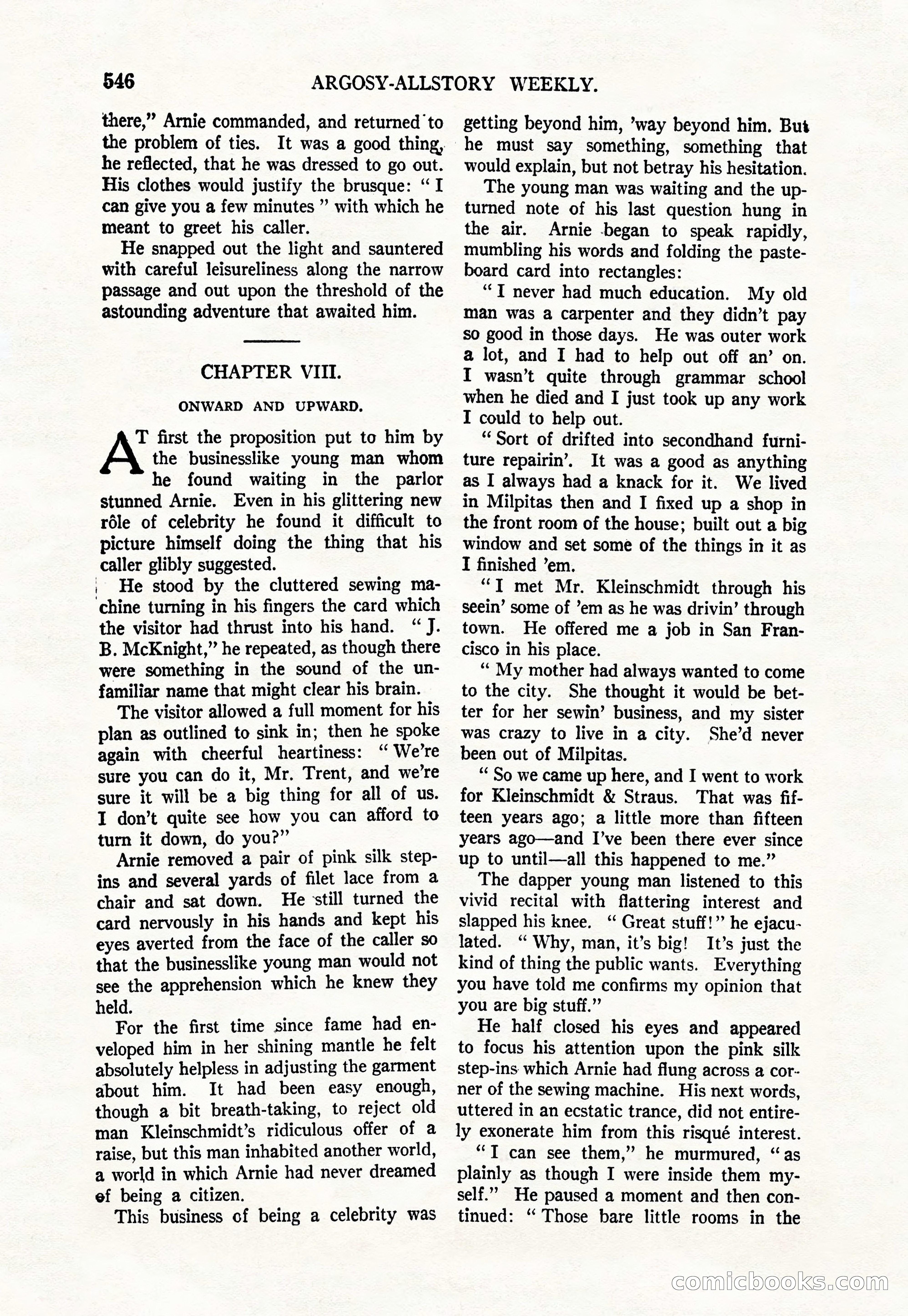 Argosy All-Story Weekly, March 17, 1928 — page 68 of 164