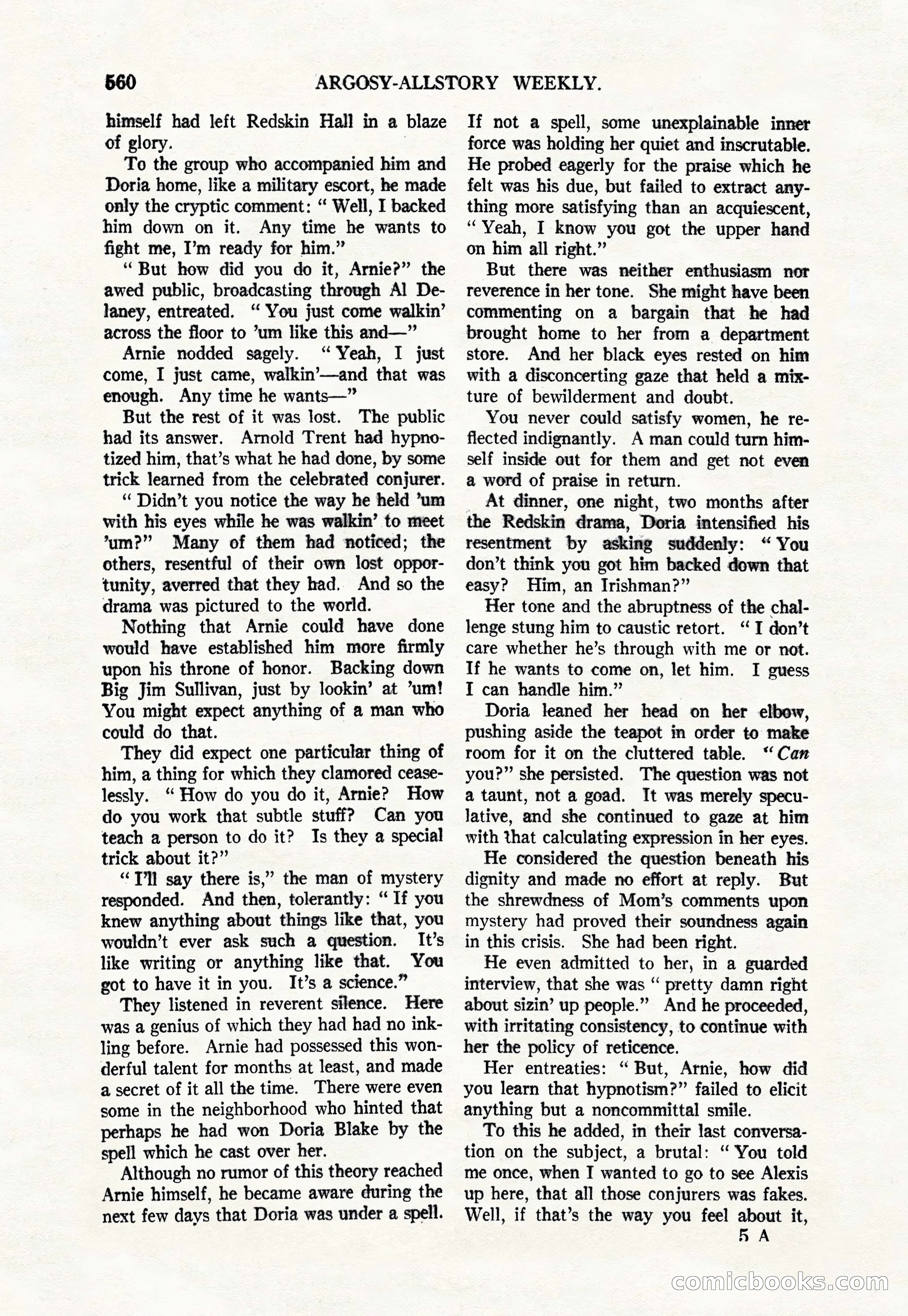 Argosy All-Story Weekly, March 17, 1928 — page 82 of 164