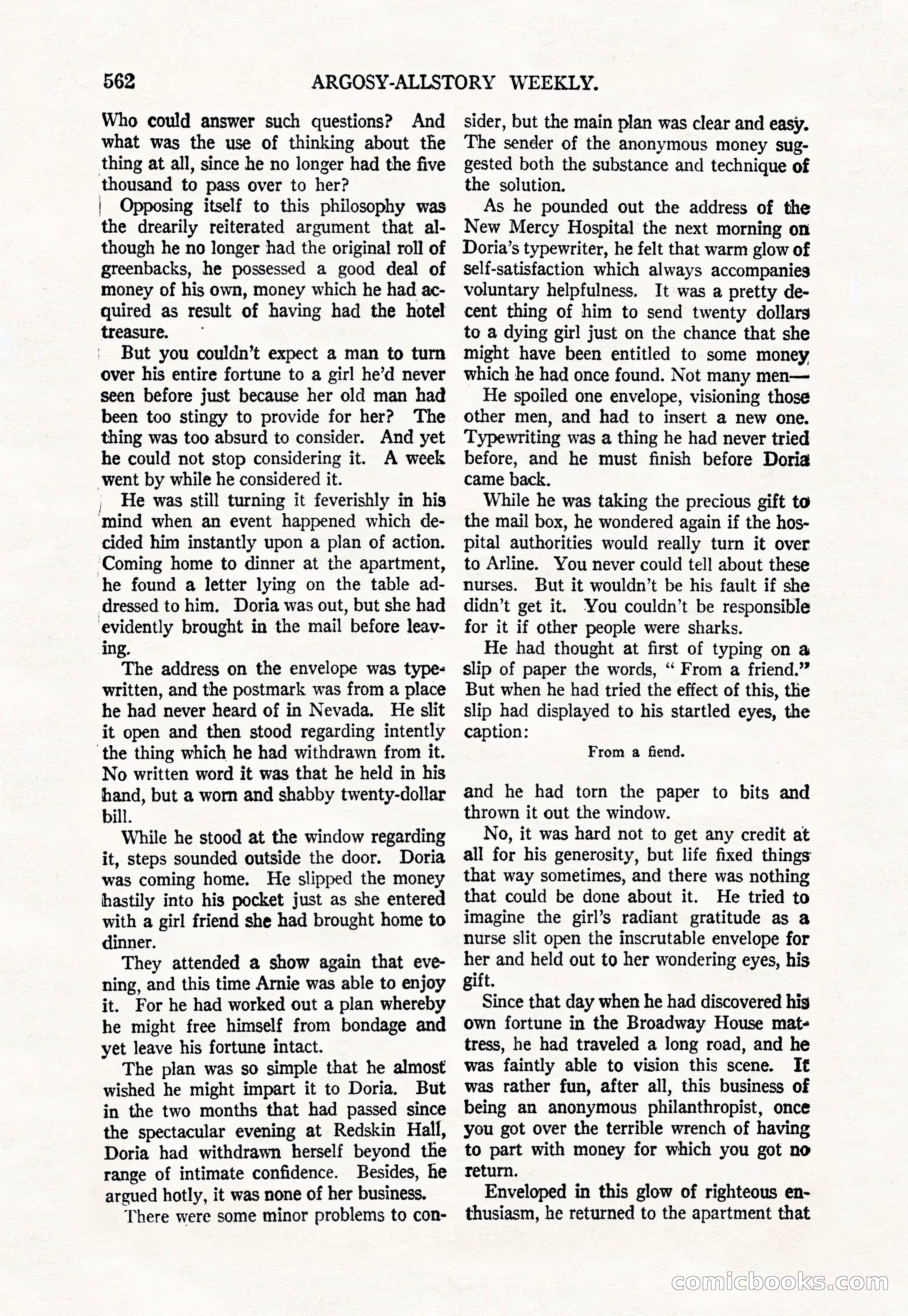 Argosy All-Story Weekly, March 17, 1928 — page 84 of 164