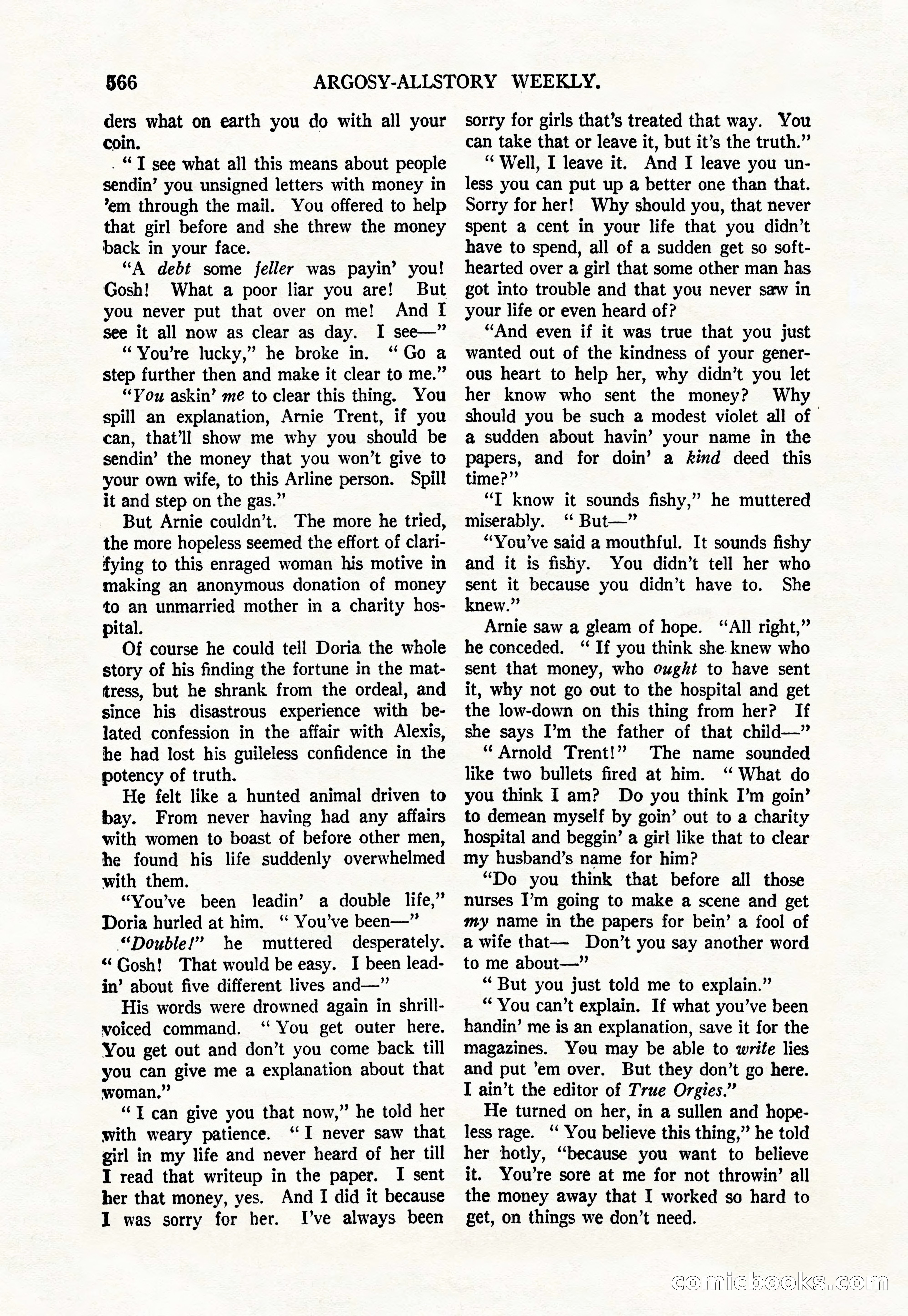 Argosy All-Story Weekly, March 17, 1928 — page 88 of 164