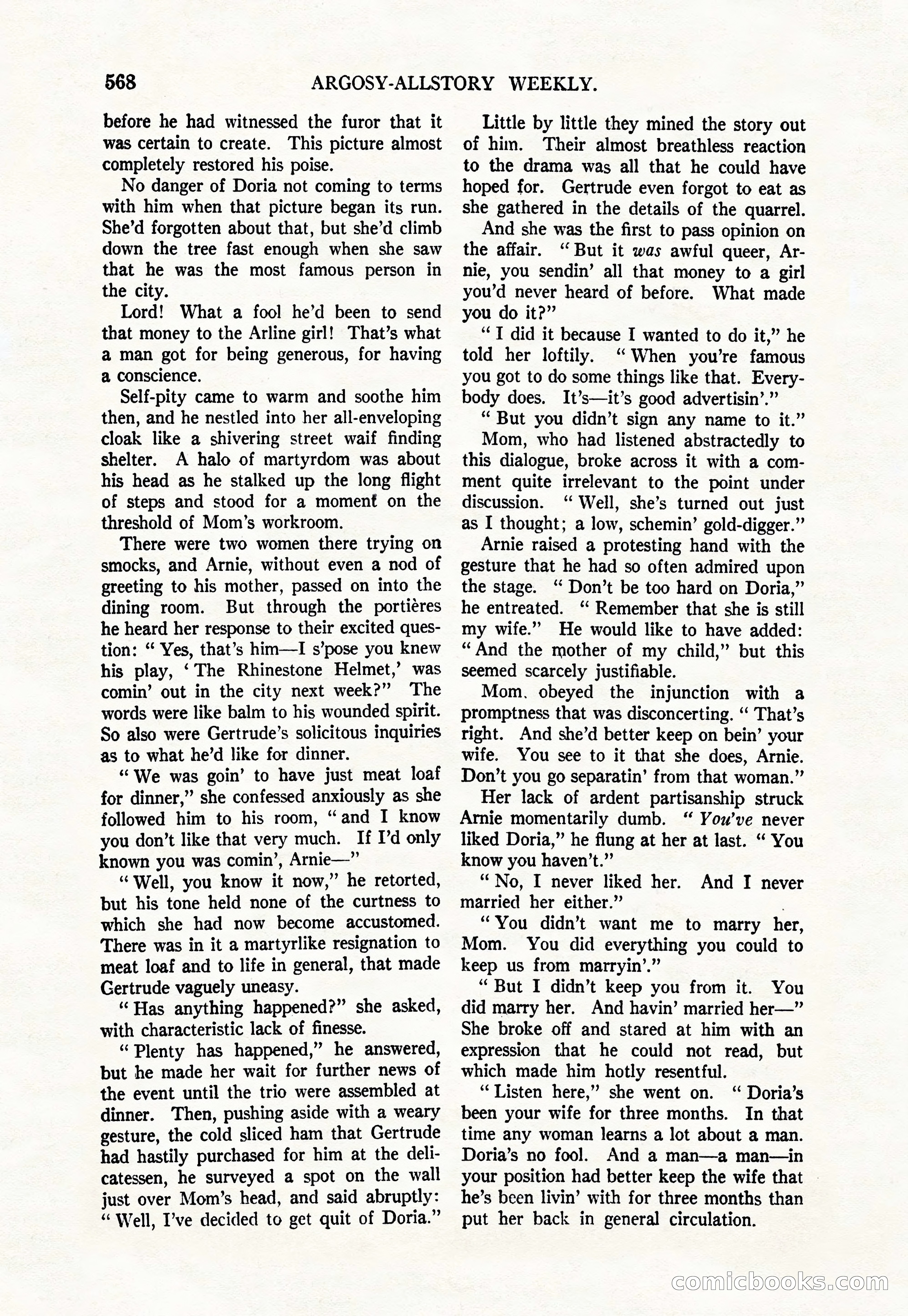 Argosy All-Story Weekly, March 17, 1928 — page 90 of 164