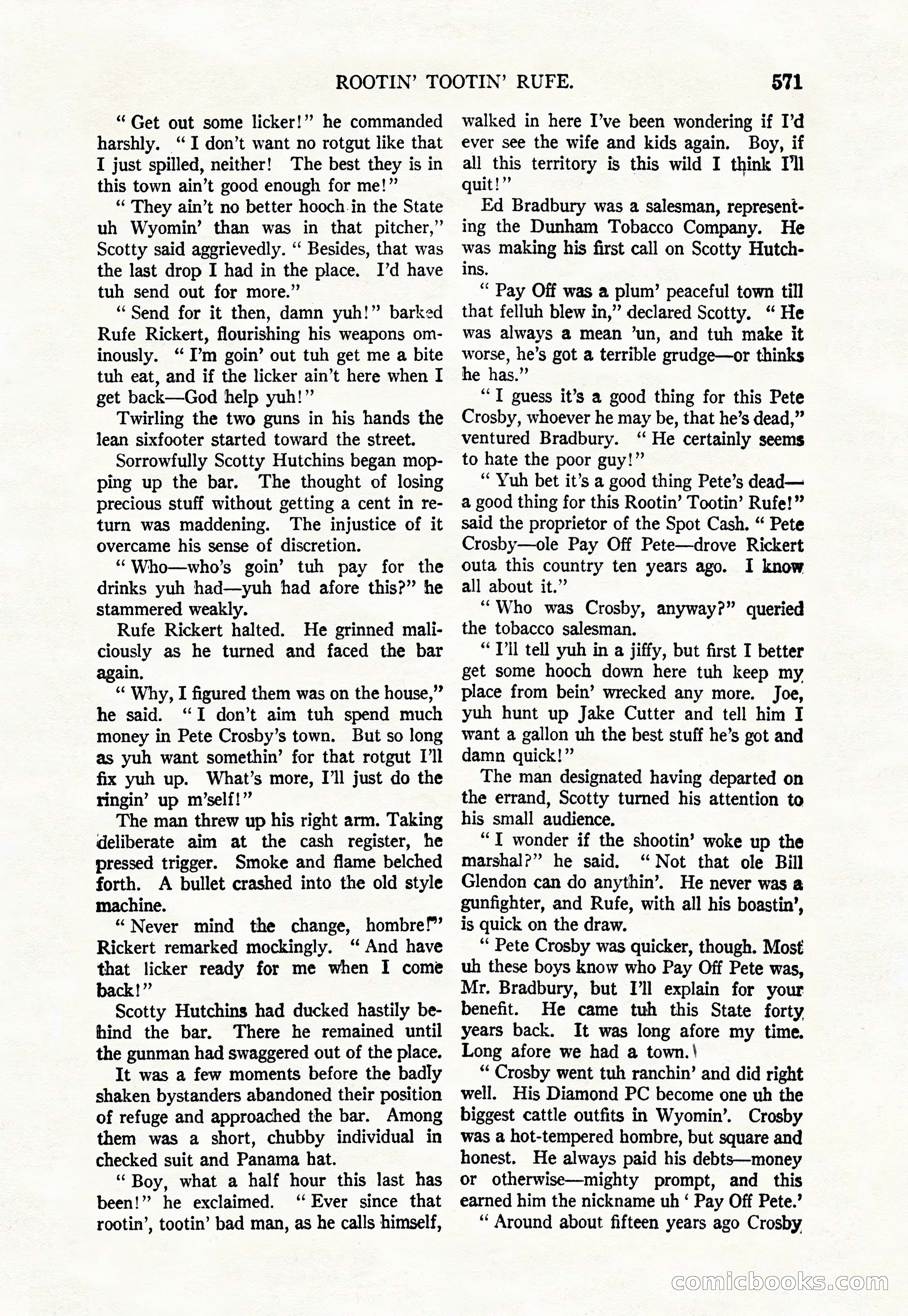 Argosy All-Story Weekly, March 17, 1928 — page 93 of 164