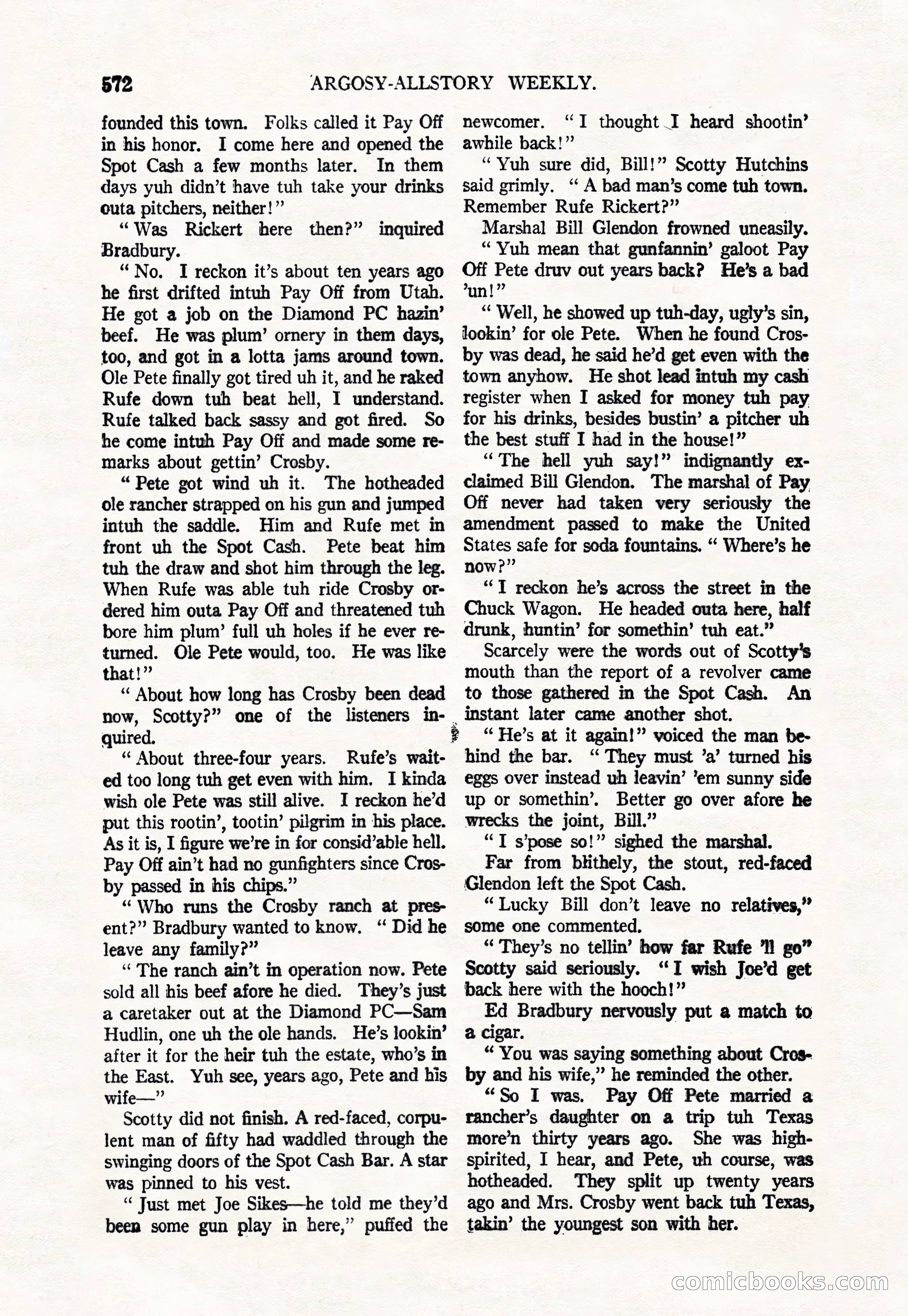 Argosy All-Story Weekly, March 17, 1928 — page 94 of 164