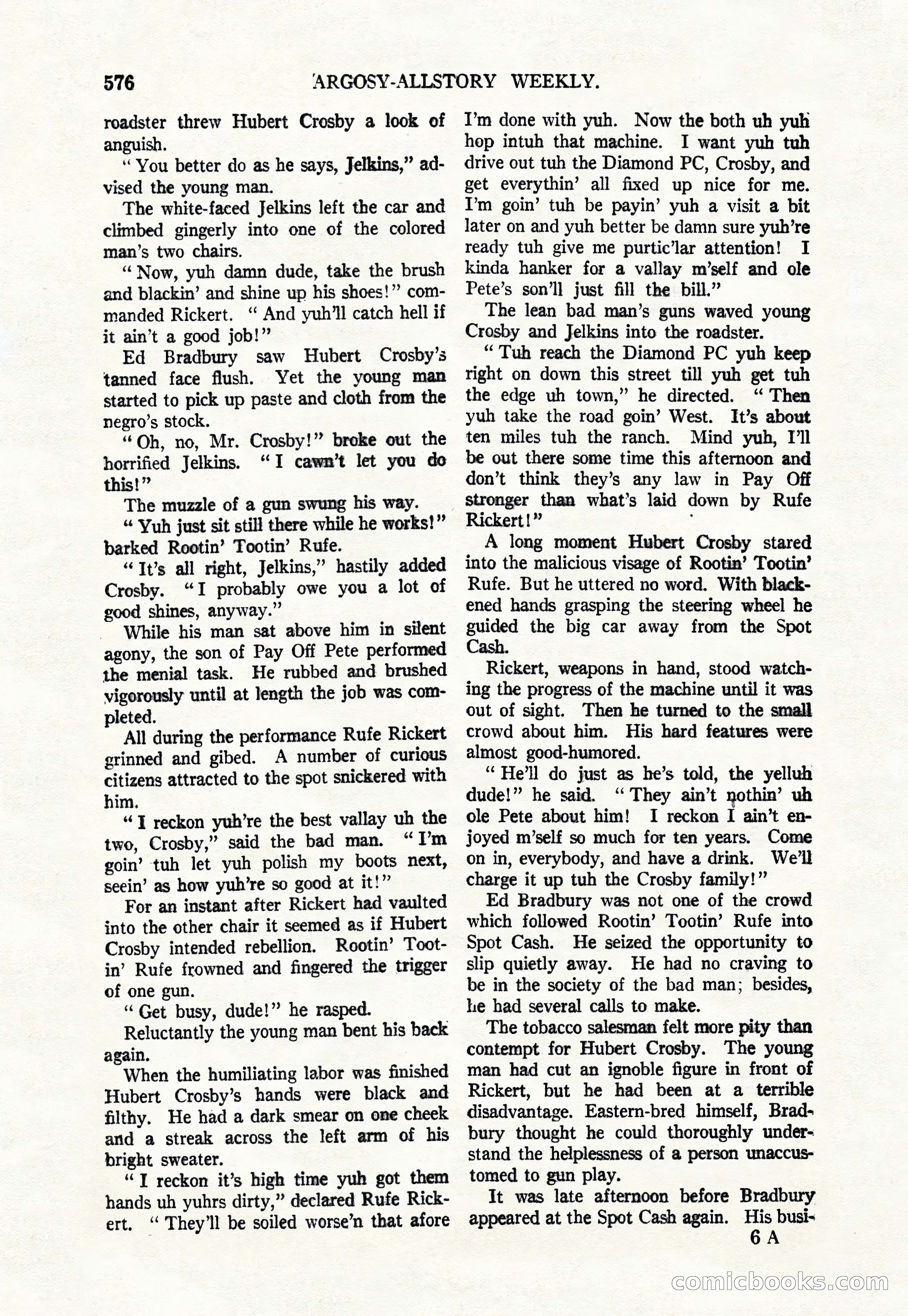 Argosy All-Story Weekly, March 17, 1928 — page 98 of 164