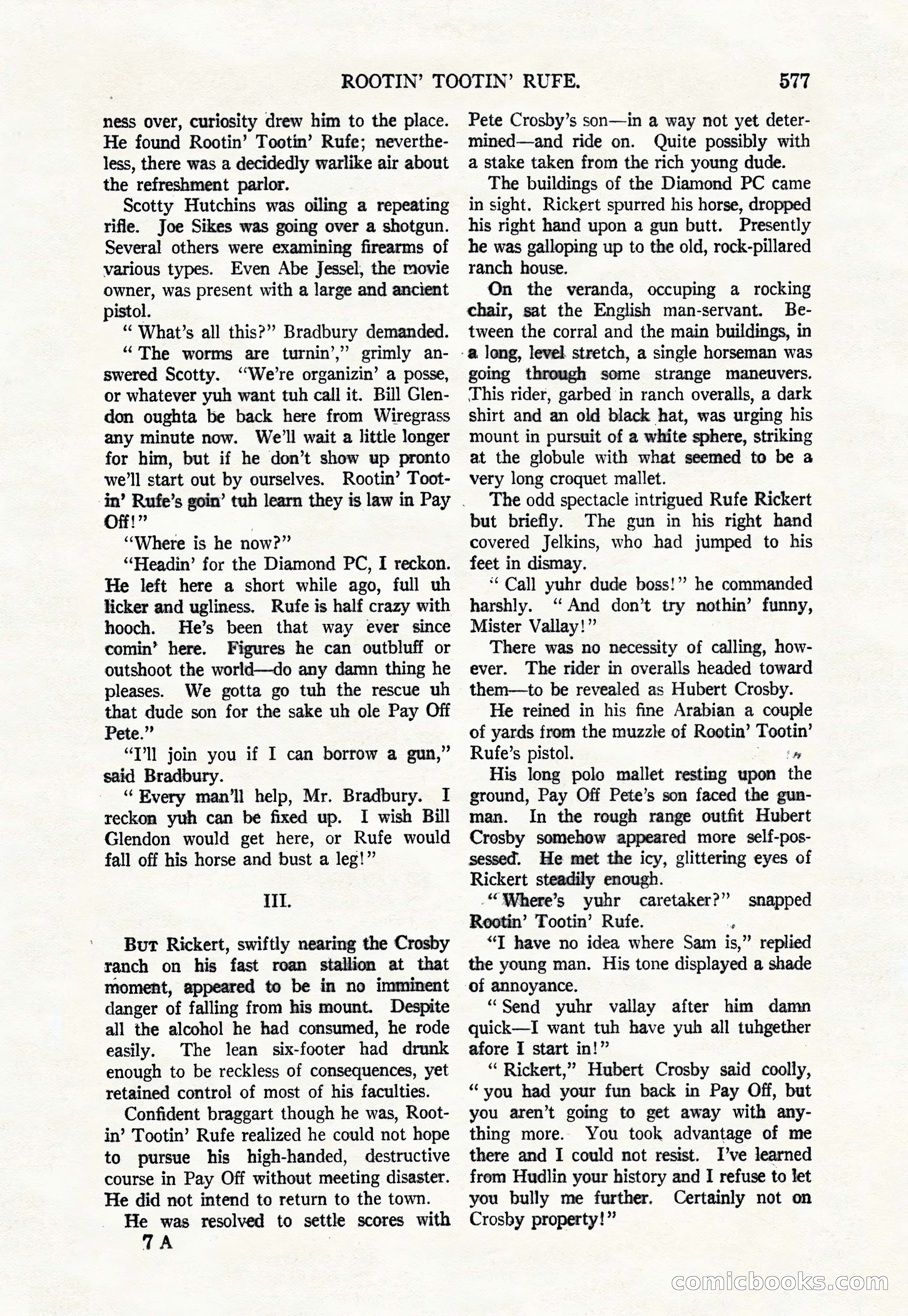 Argosy All-Story Weekly, March 17, 1928 — page 99 of 164