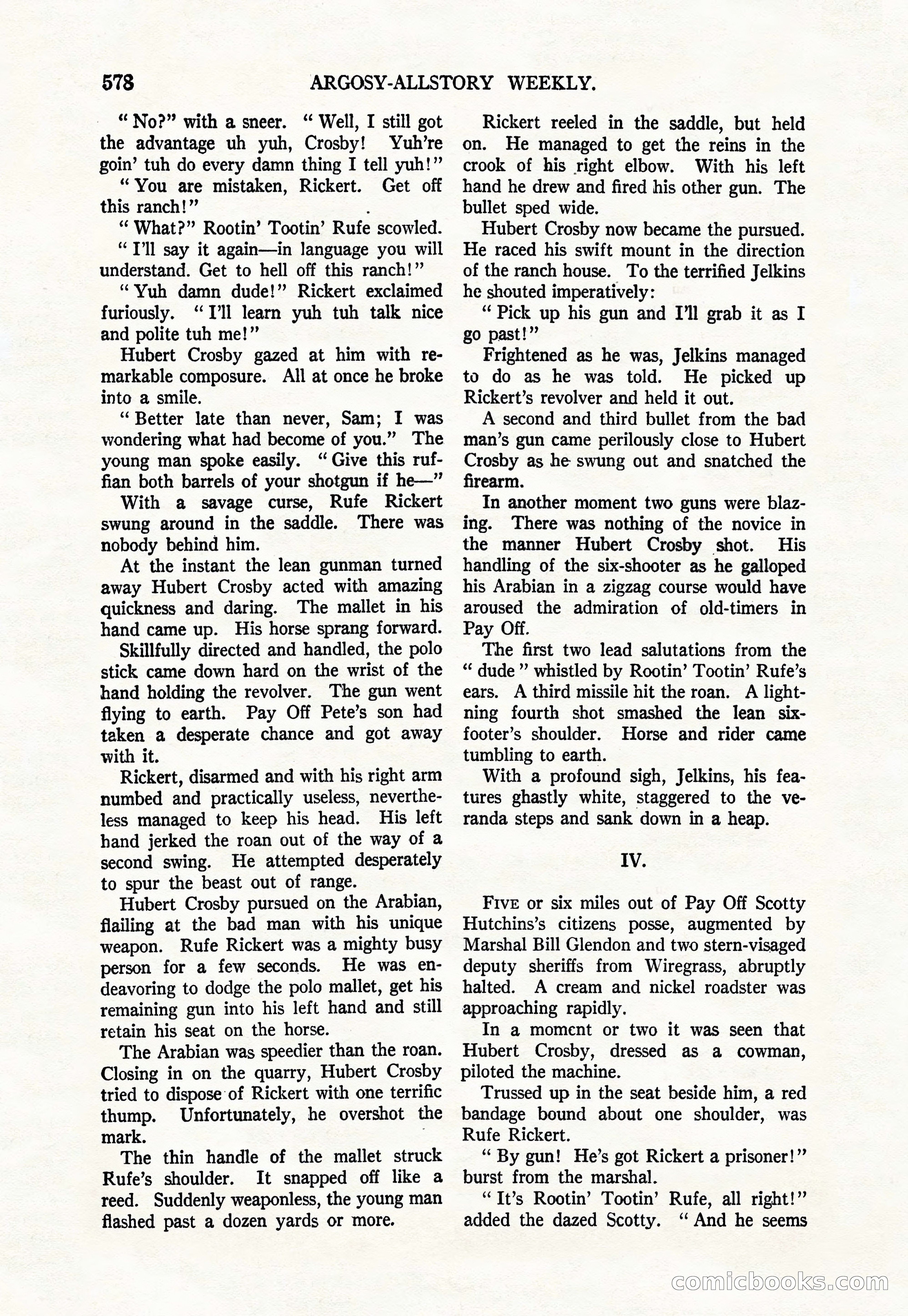 Argosy All-Story Weekly, March 17, 1928 — page 100 of 164