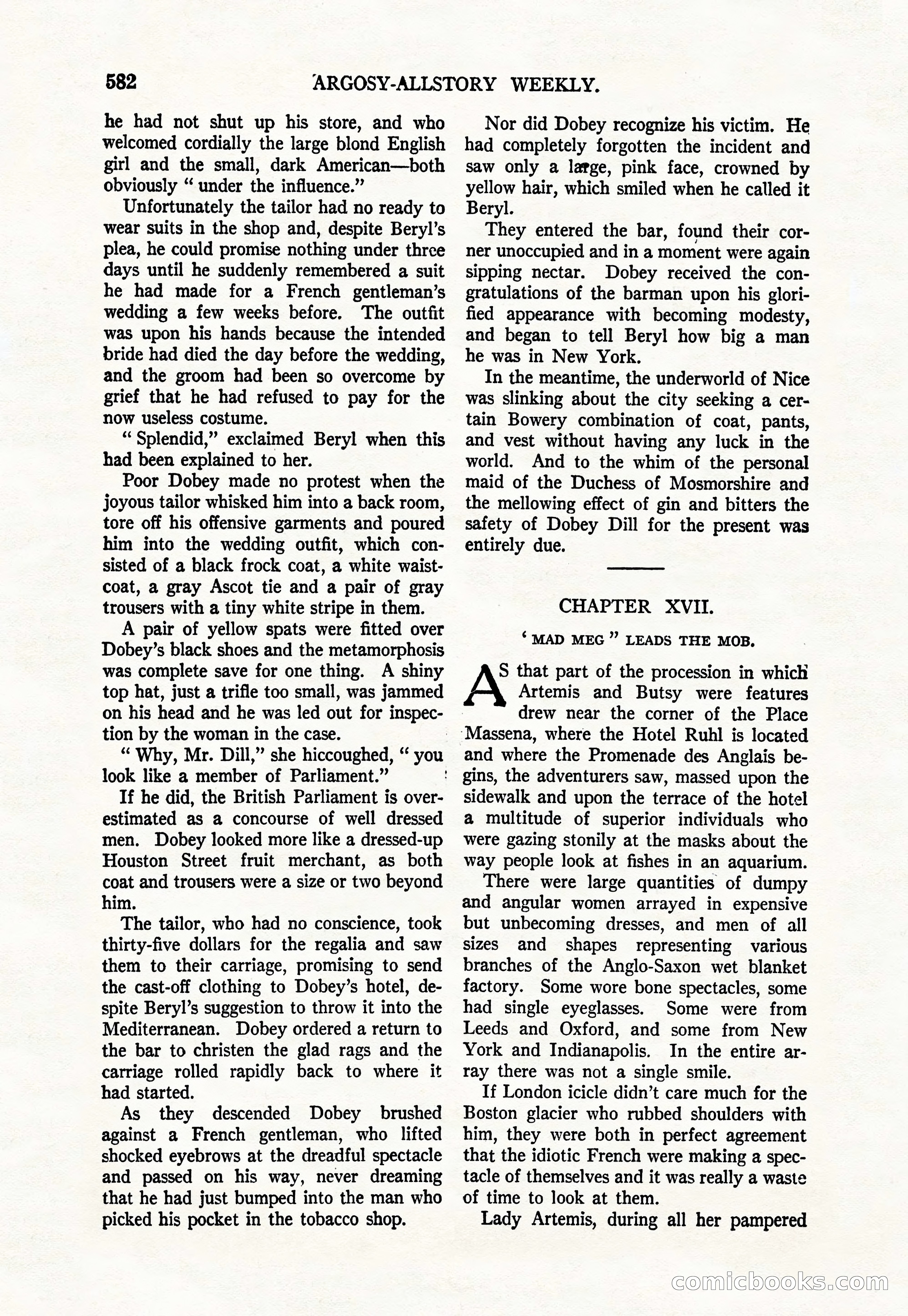 Argosy All-Story Weekly, March 17, 1928 — page 104 of 164