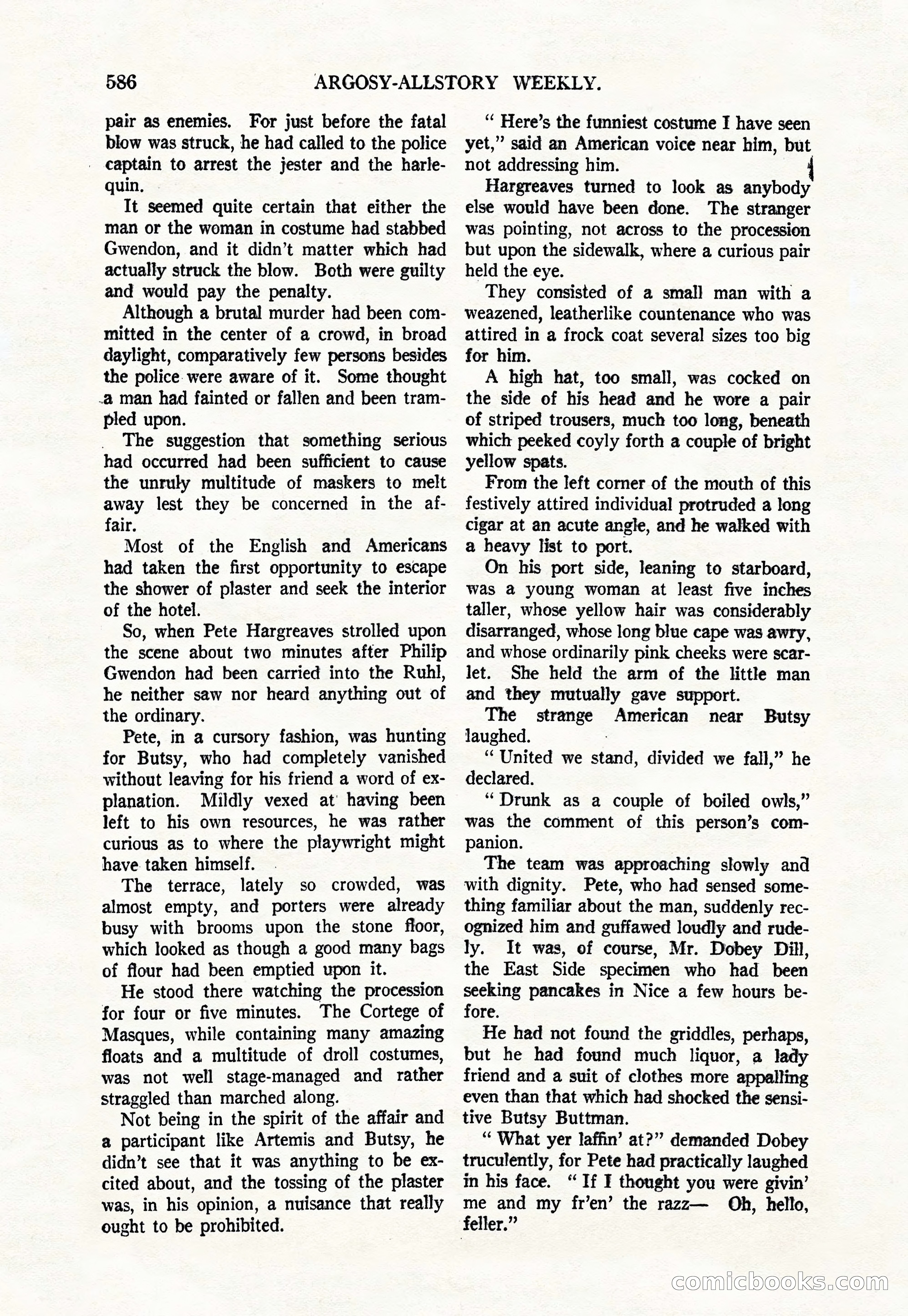 Argosy All-Story Weekly, March 17, 1928 — page 108 of 164