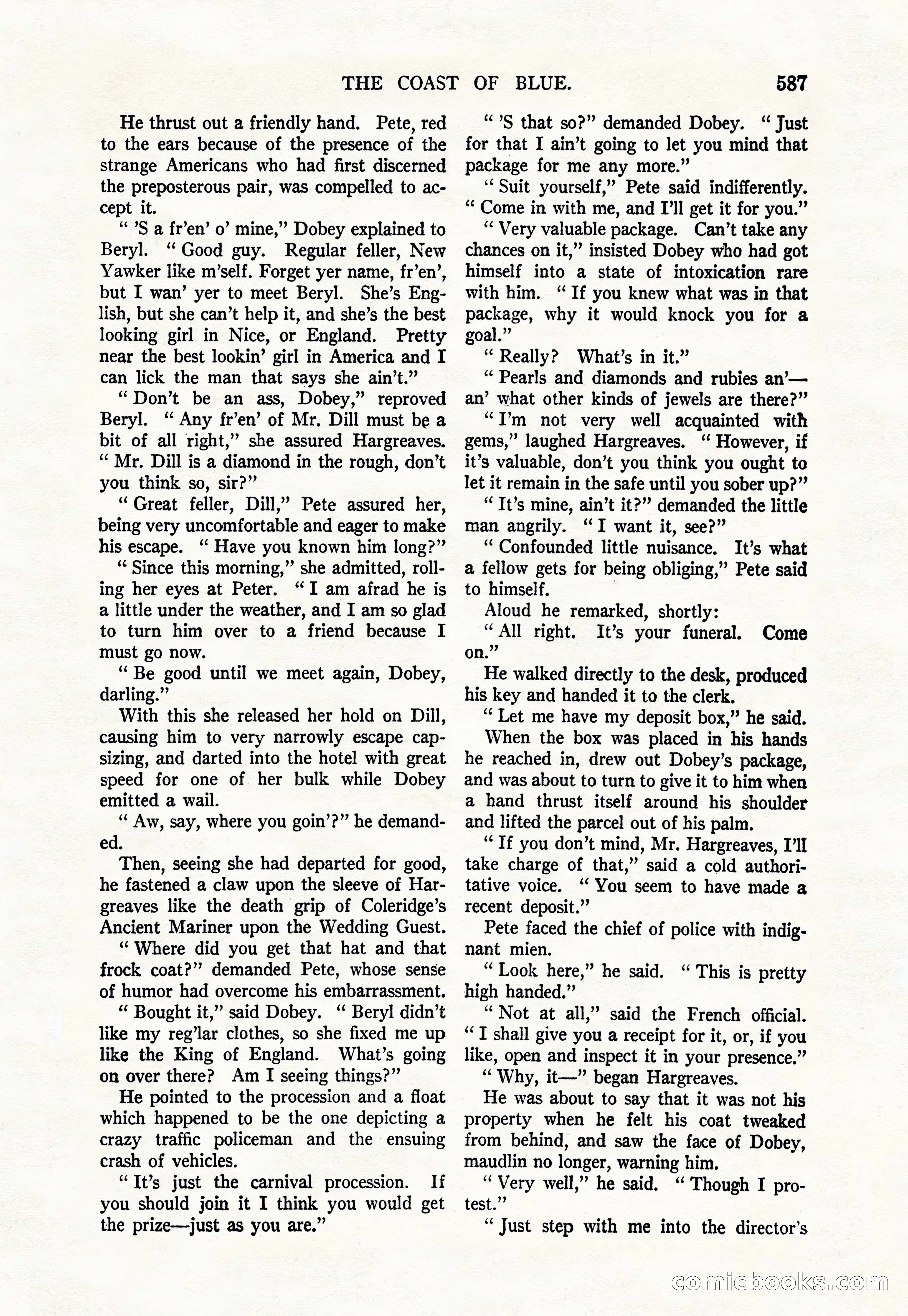 Argosy All-Story Weekly, March 17, 1928 — page 109 of 164