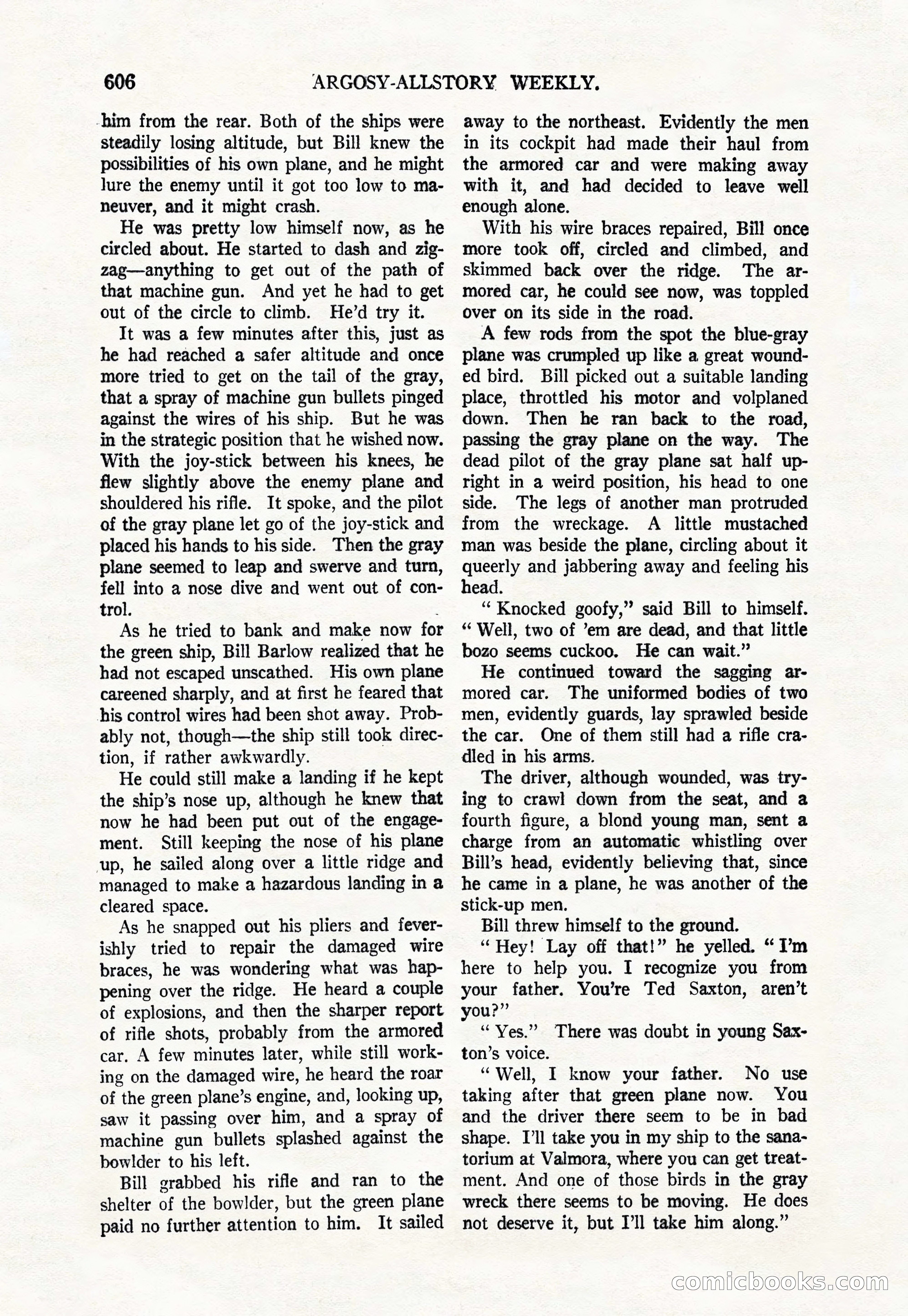 Argosy All-Story Weekly, March 17, 1928 — page 128 of 164