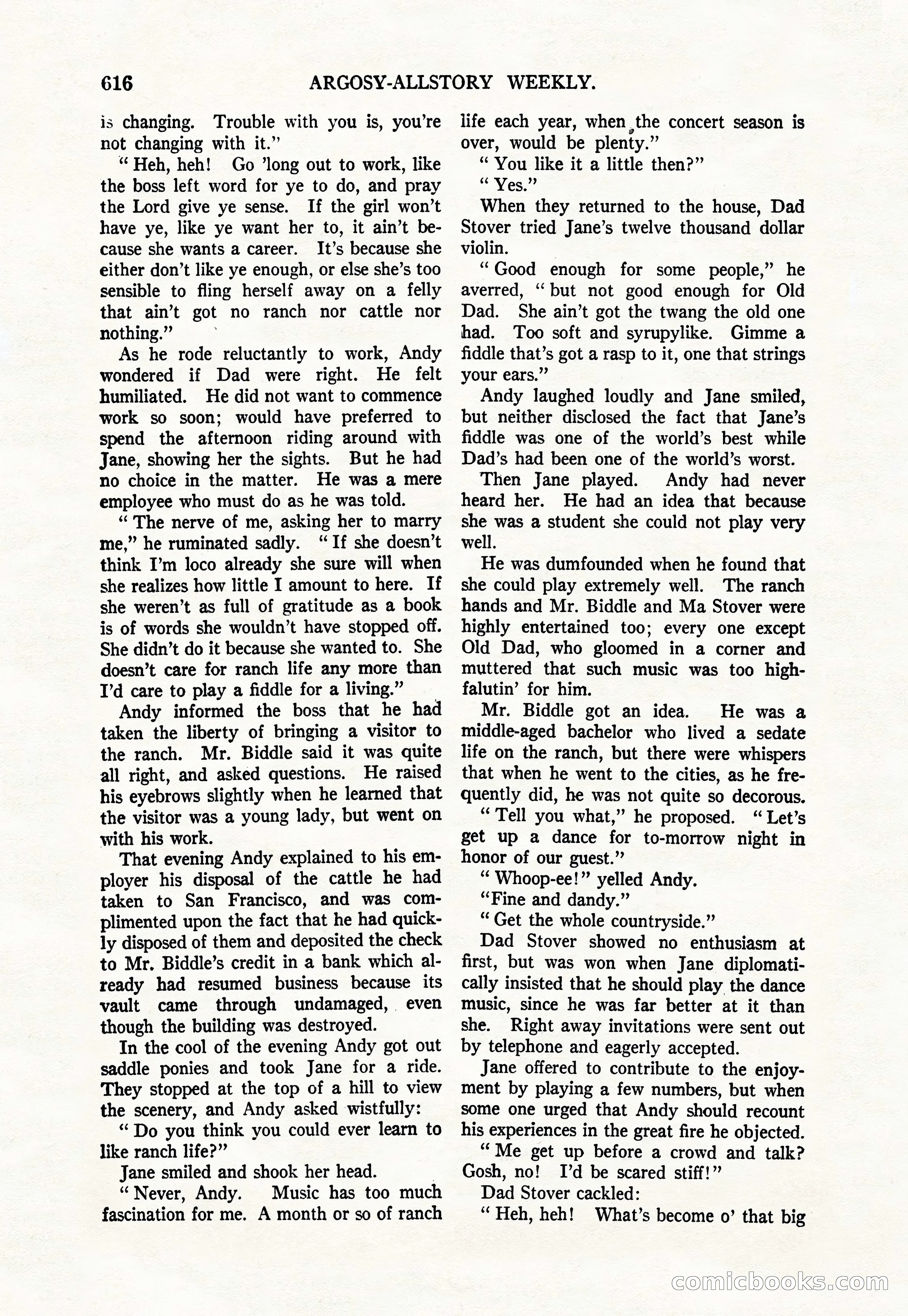 Argosy All-Story Weekly, March 17, 1928 — page 138 of 164