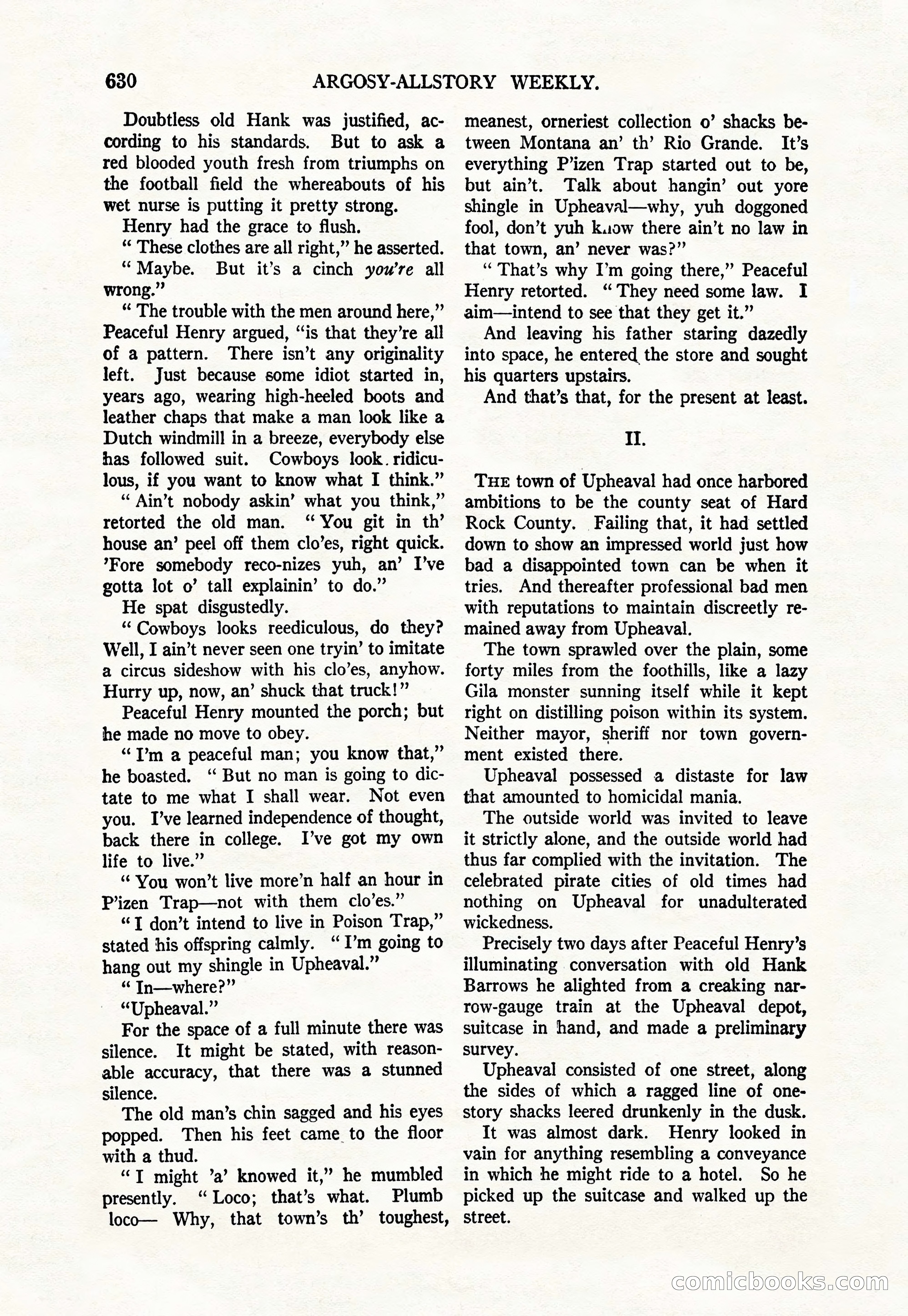 Argosy All-Story Weekly, March 17, 1928 — page 152 of 164
