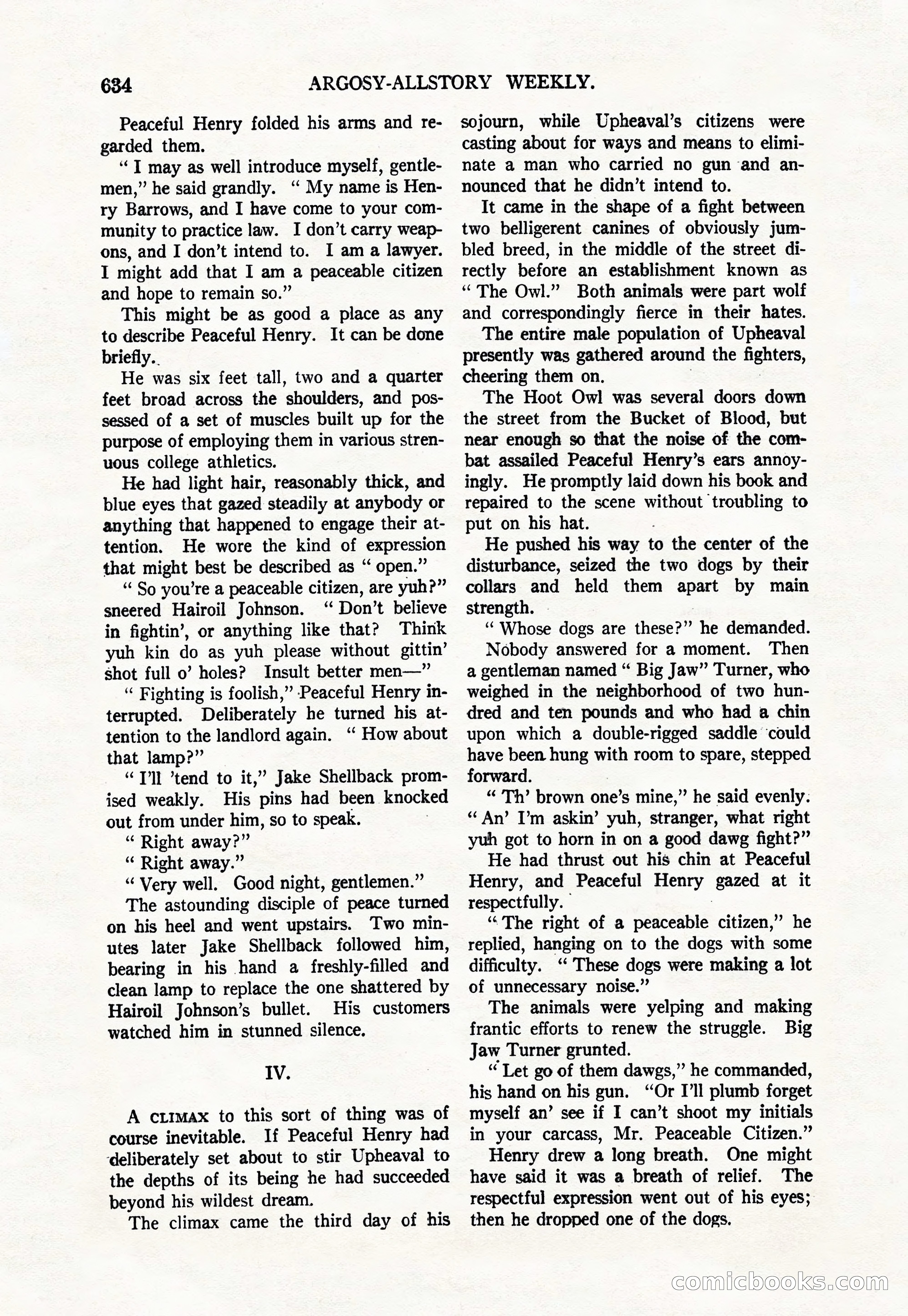 Argosy All-Story Weekly, March 17, 1928 — page 156 of 164