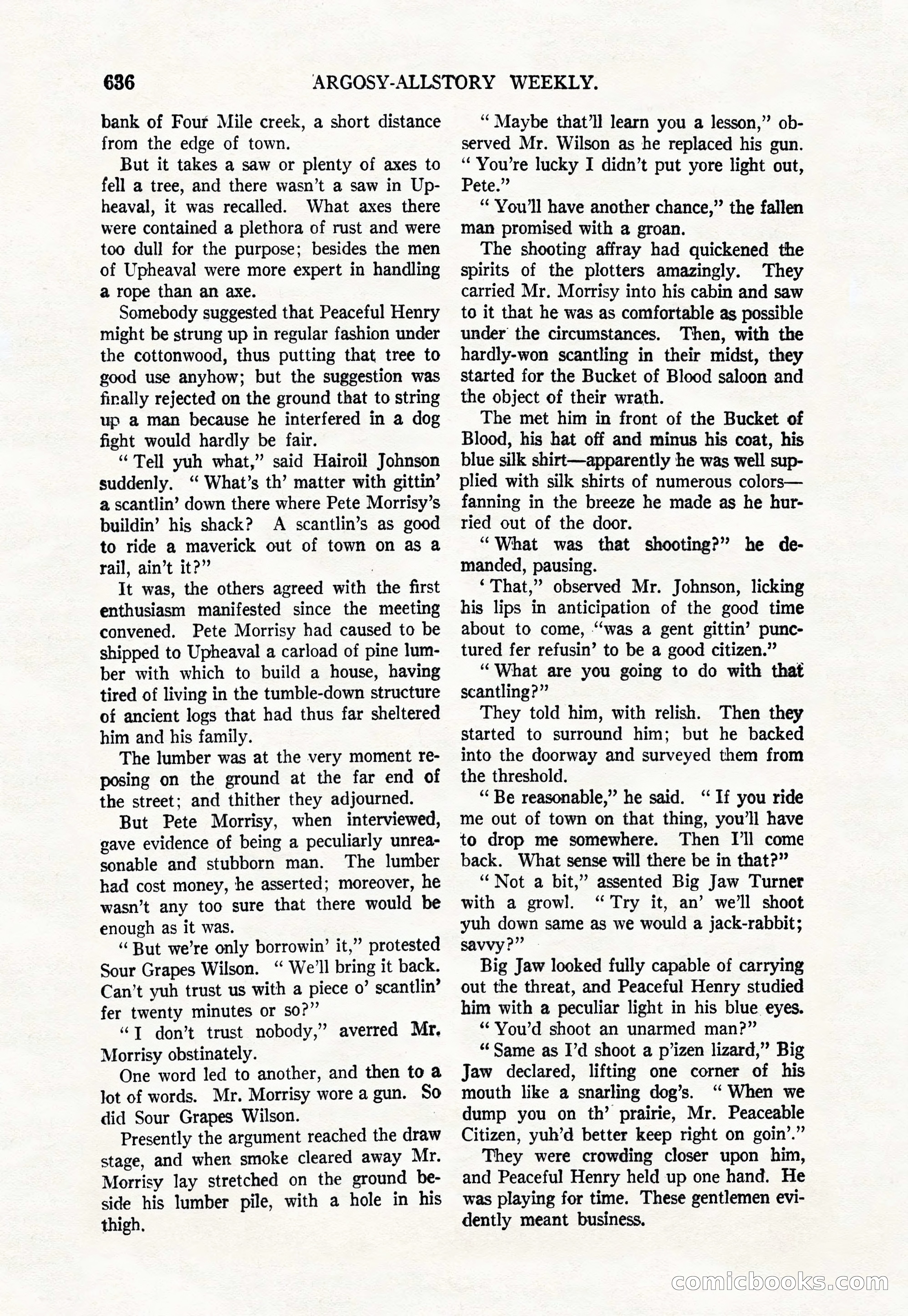 Argosy All-Story Weekly, March 17, 1928 — page 158 of 164