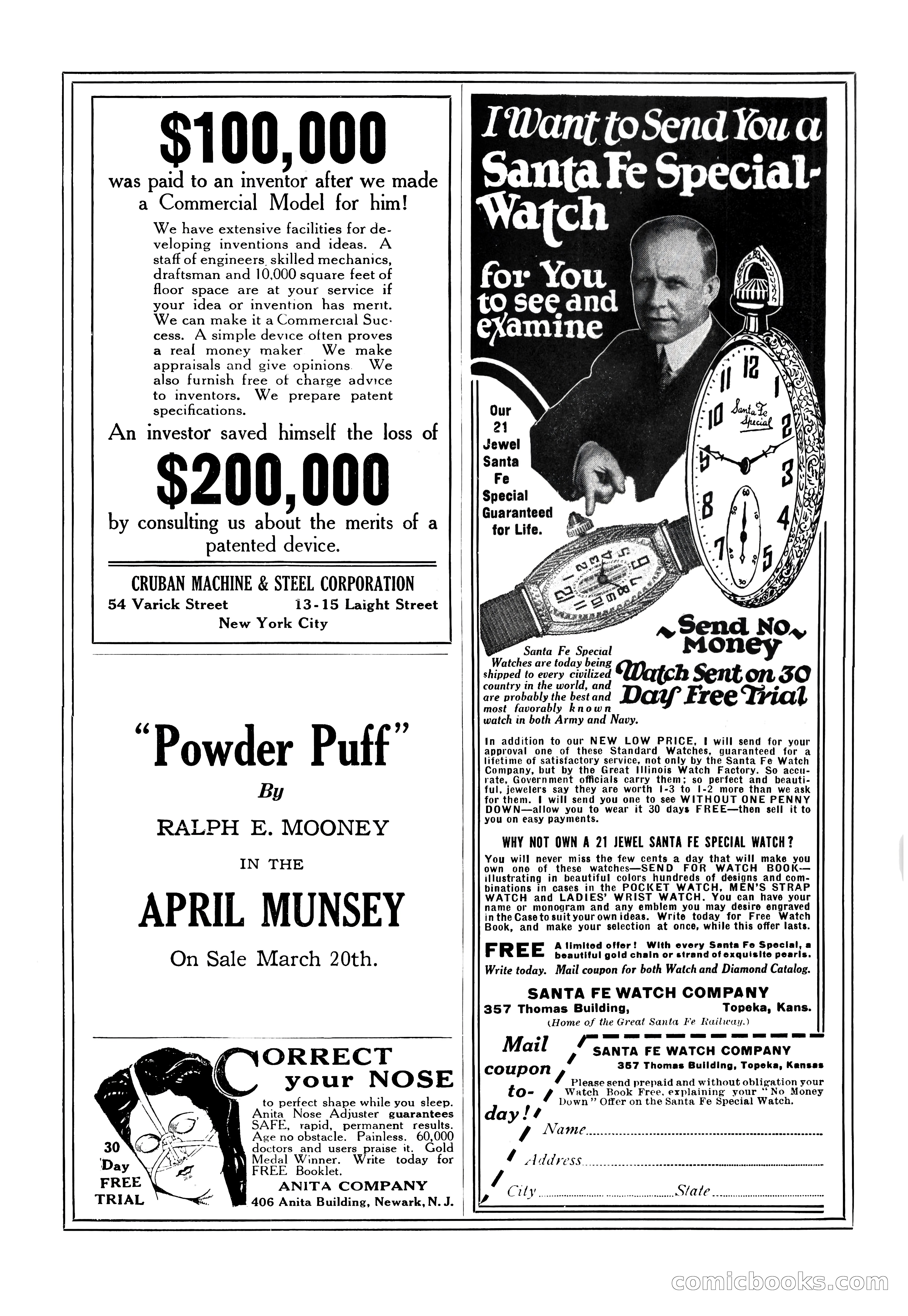 Argosy All-Story Weekly, March 17, 1928 — page 163 of 164
