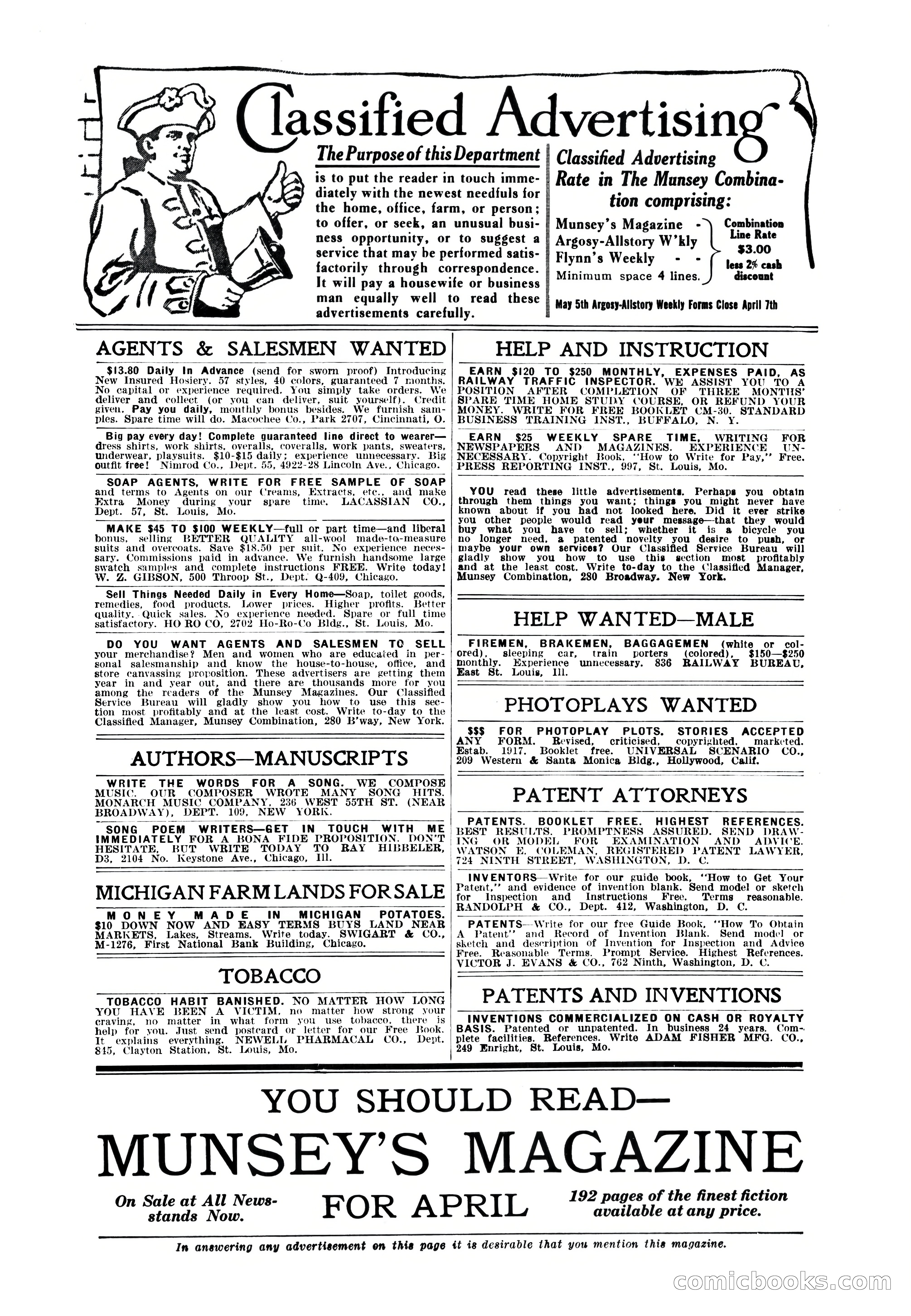 Argosy All-Story Weekly — page 2 of 164