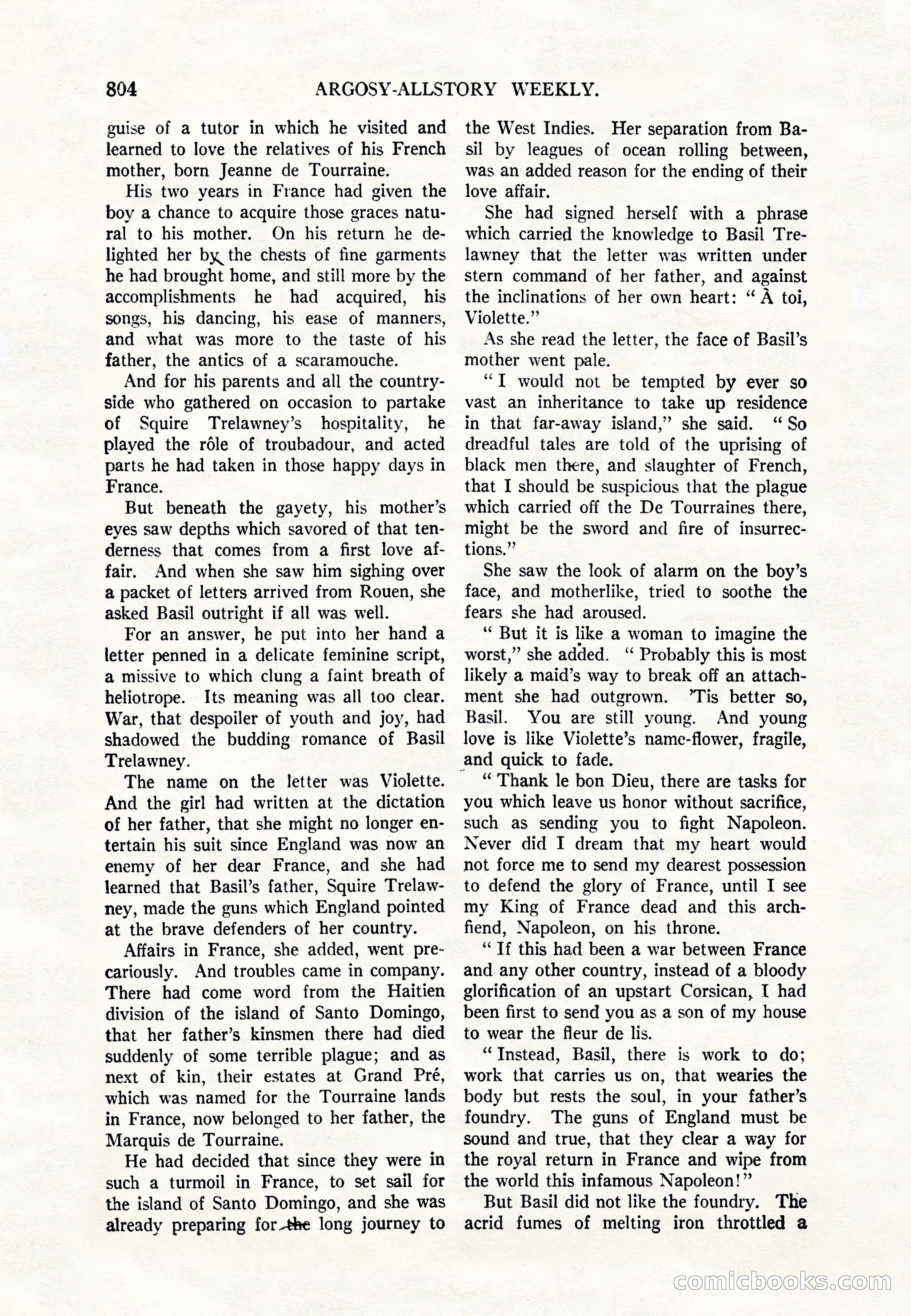 Argosy All-Story Weekly — page 6 of 164