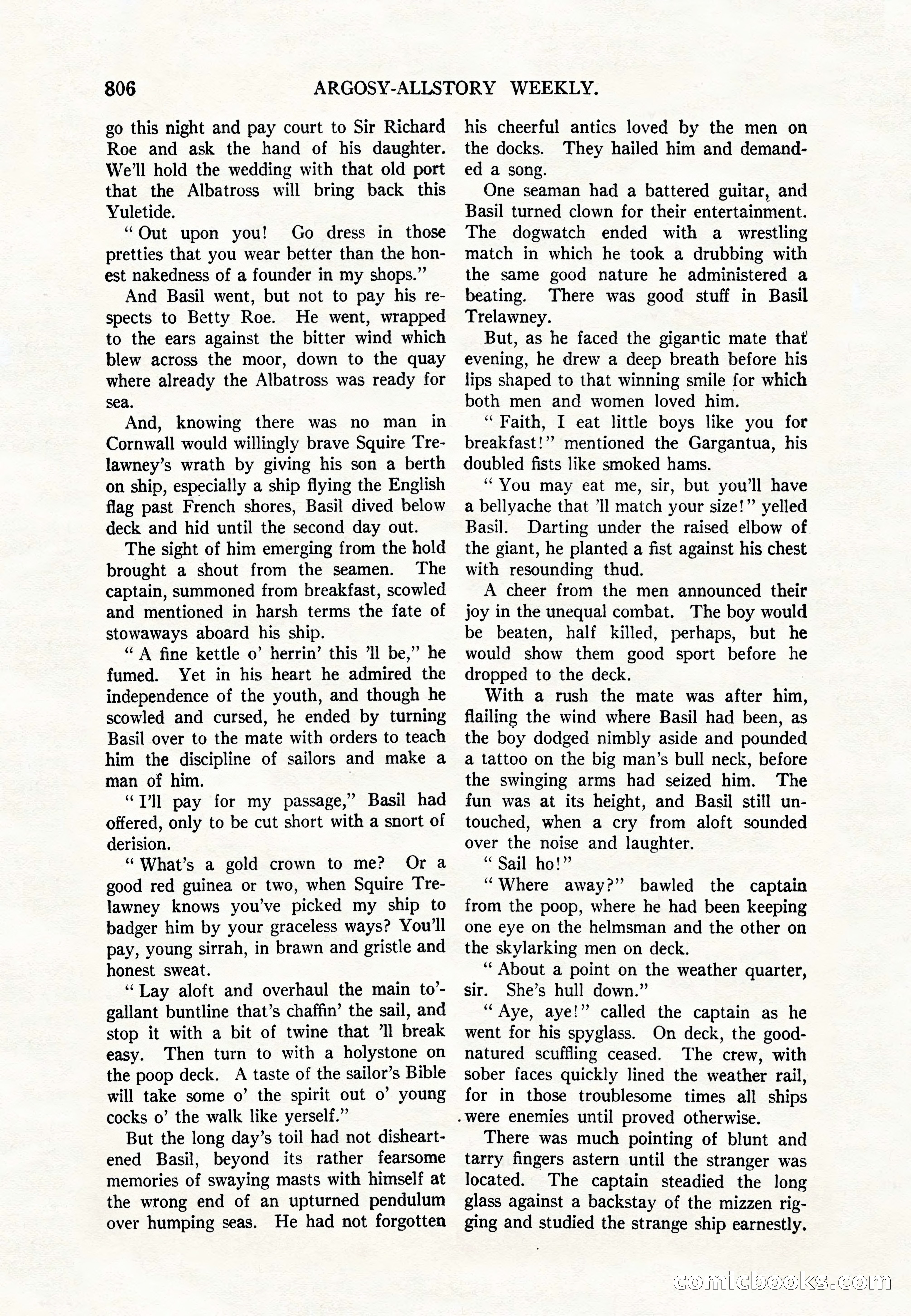 Argosy All-Story Weekly — page 8 of 164